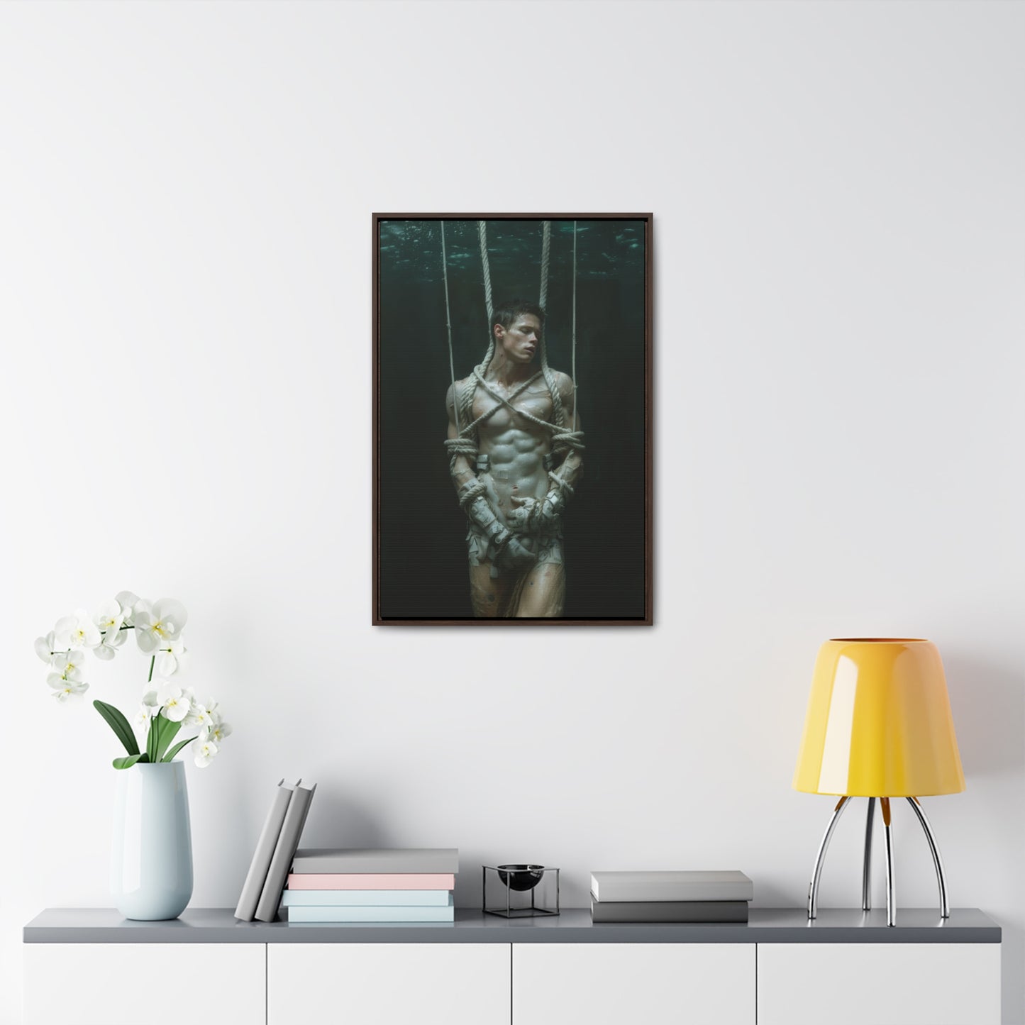 All Tied Up 2 - Gallery Canvas Wrap, Vertical Frame