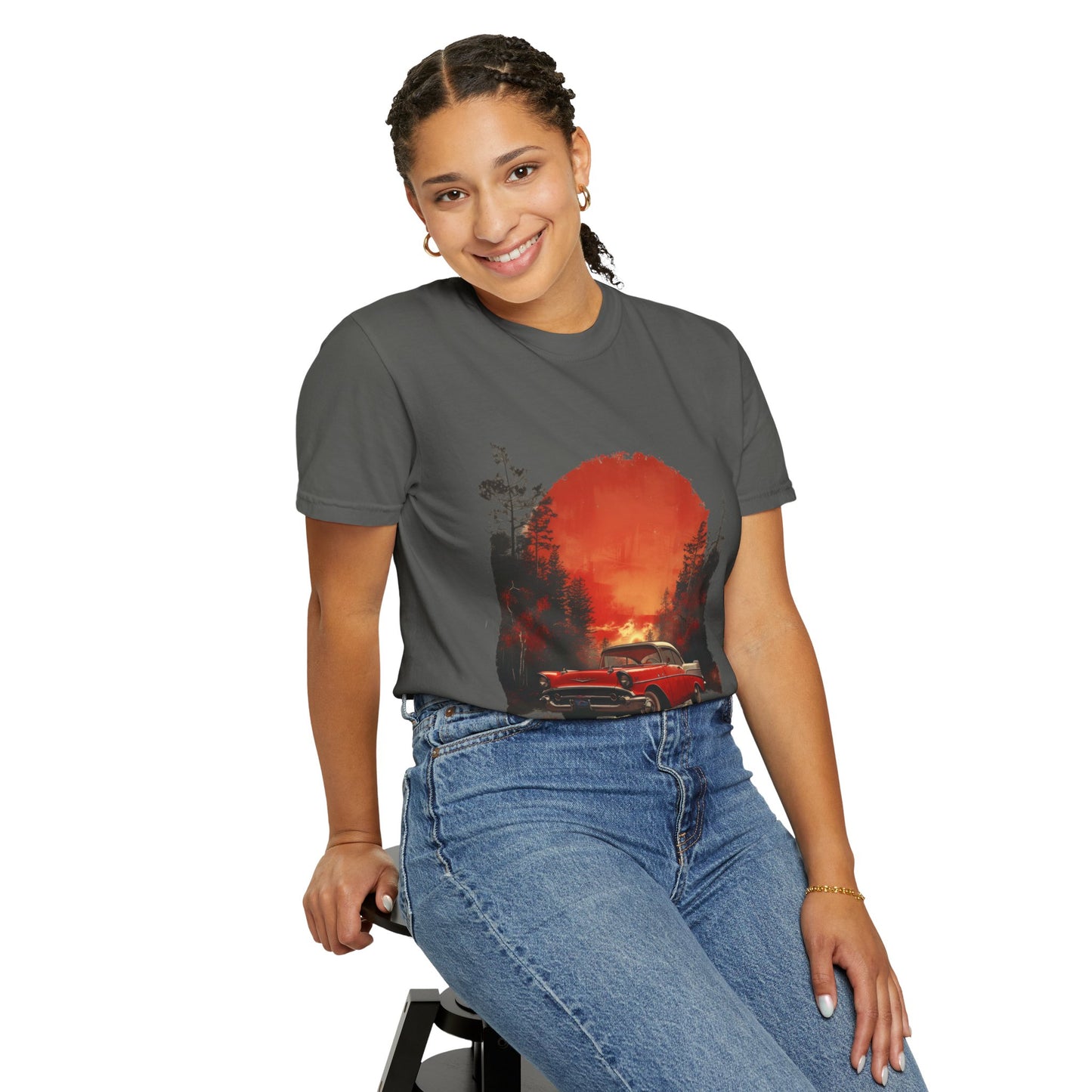 Out for a Drive  -  Unisex Garment-Dyed T-shirt