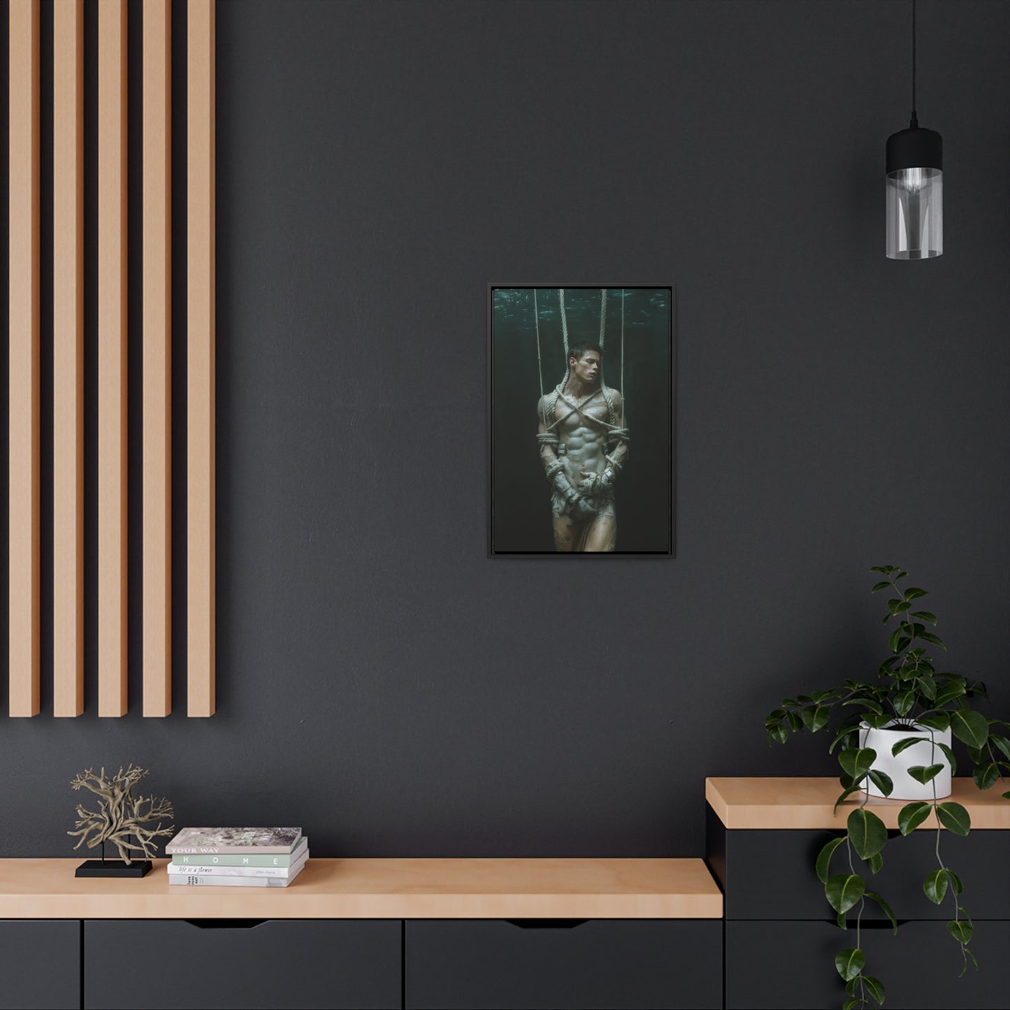All Tied Up 2 - Gallery Canvas Wrap, Vertical Frame