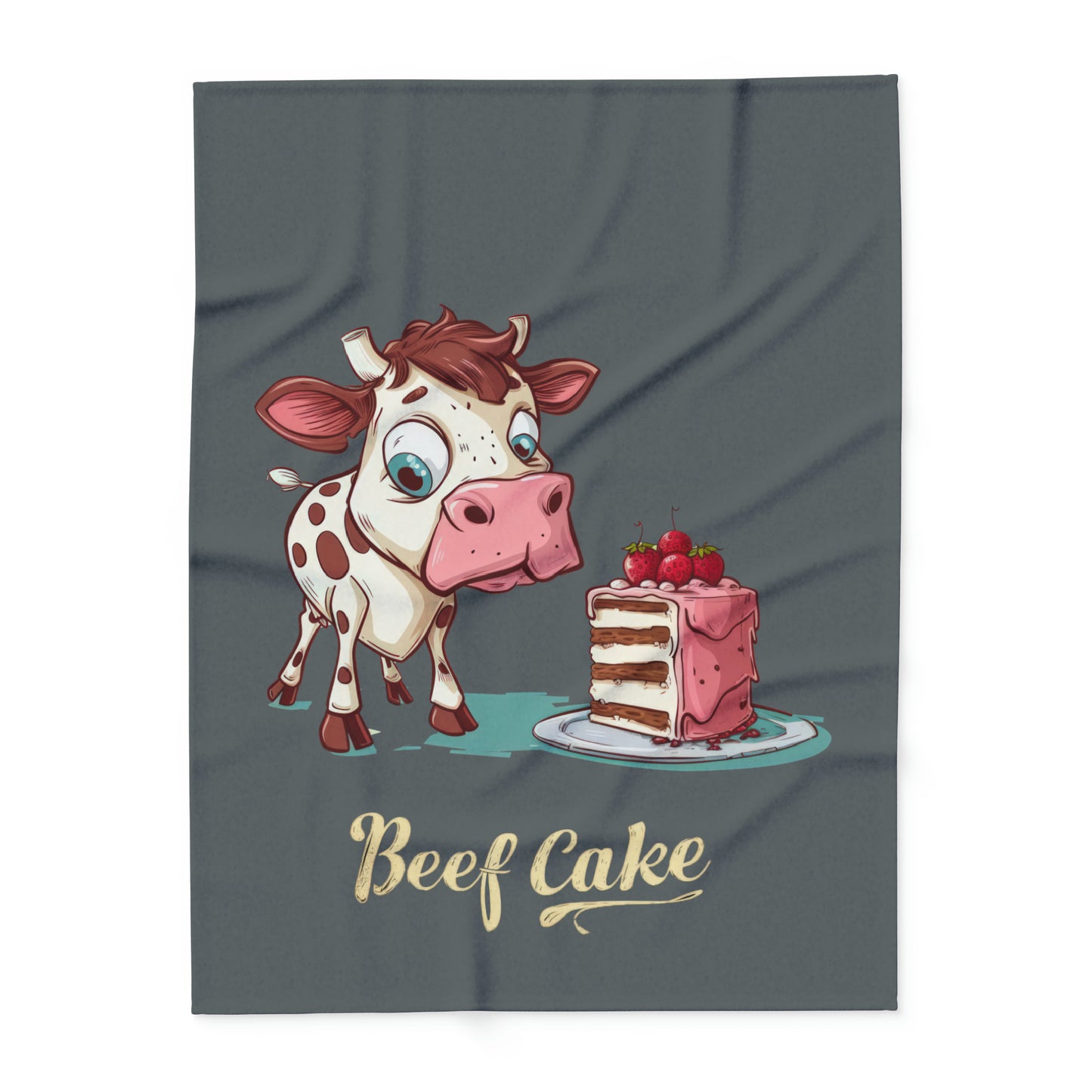 " Beef Cake " - Arctic Fleece Blanket