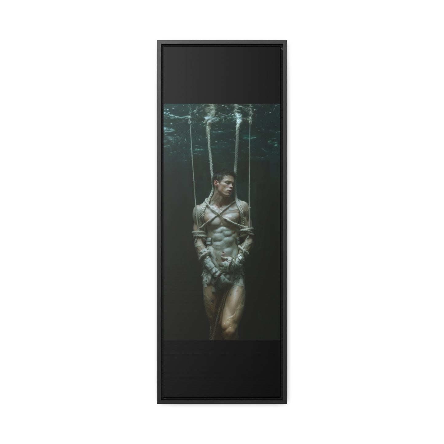 All Tied Up 2 - Gallery Canvas Wrap, Vertical Frame