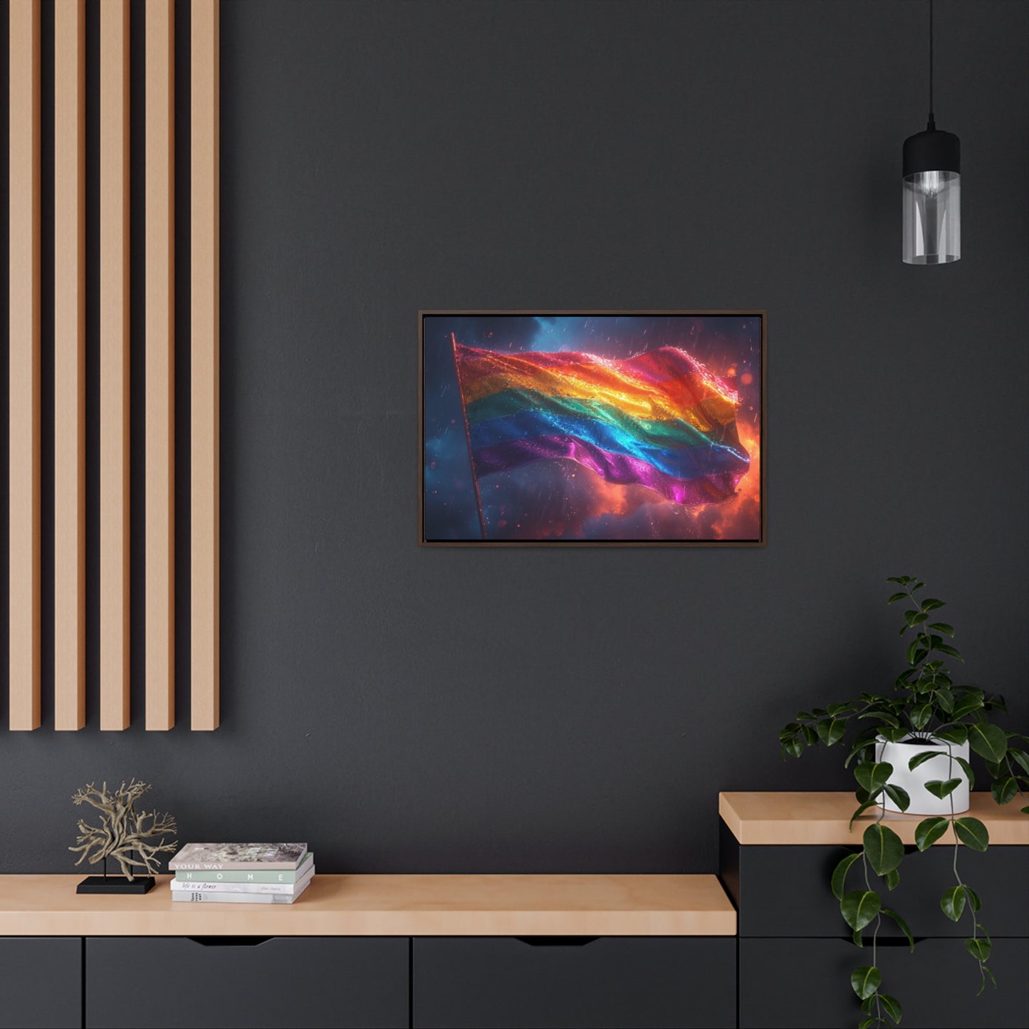 PRIDE - The Storm - Gallery Canvas Wrap, Horizontal Frame