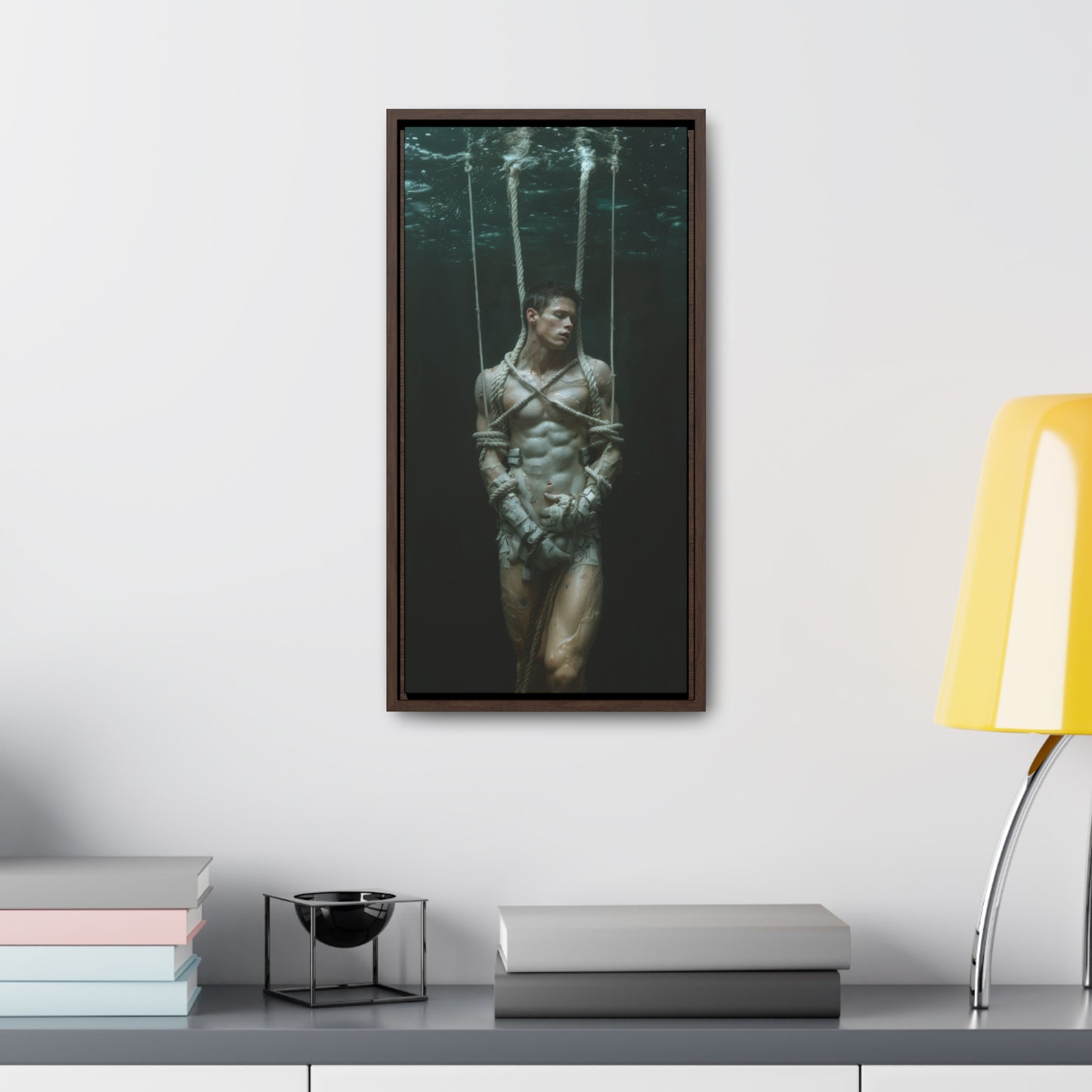 All Tied Up 2 - Gallery Canvas Wrap, Vertical Frame