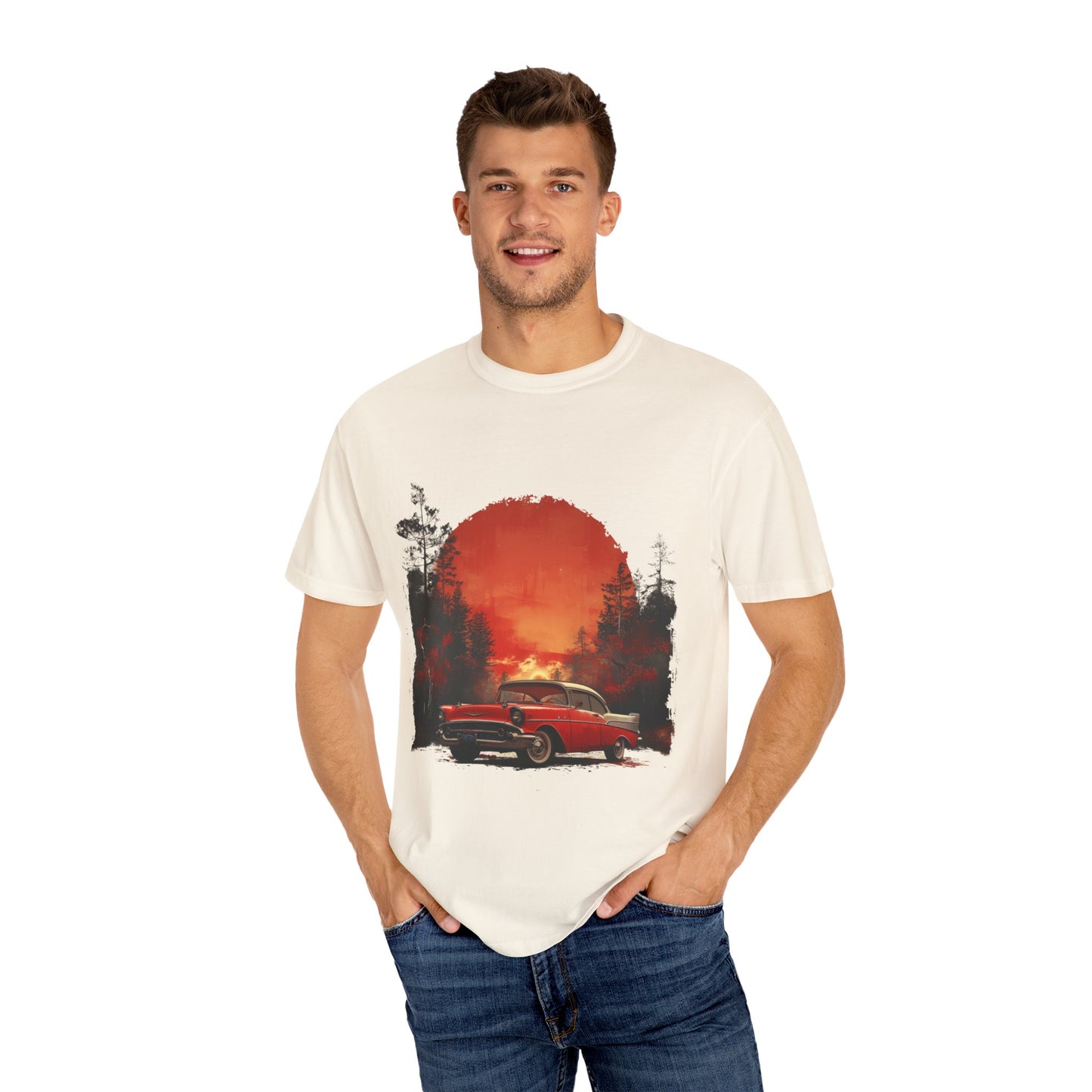 Out for a Drive  -  Unisex Garment-Dyed T-shirt