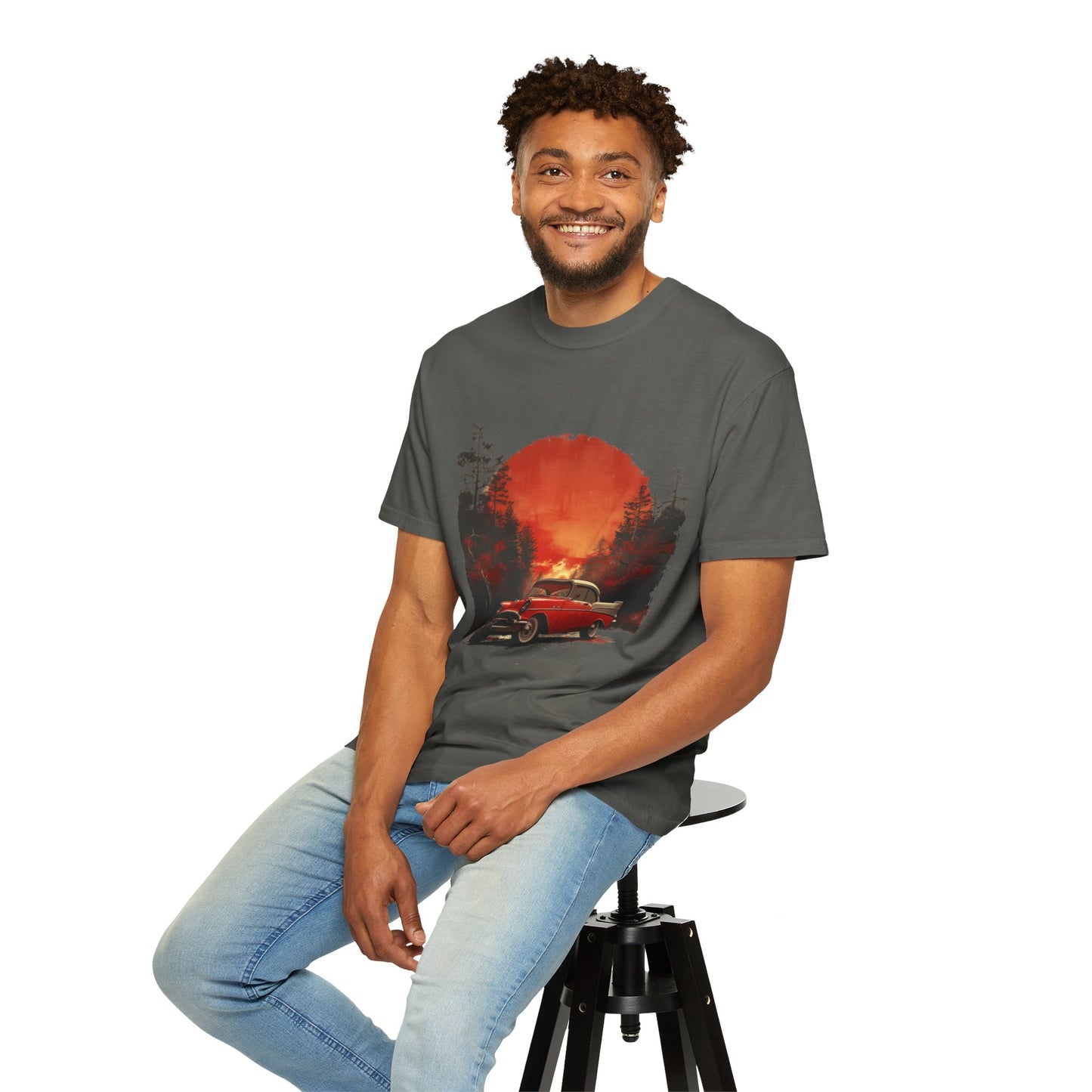 Out for a Drive  -  Unisex Garment-Dyed T-shirt