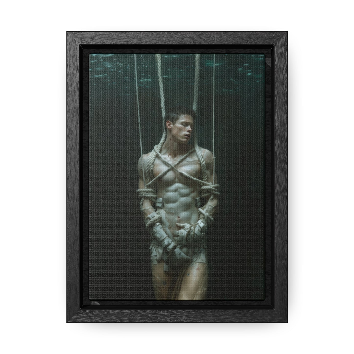 All Tied Up 2 - Gallery Canvas Wrap, Vertical Frame