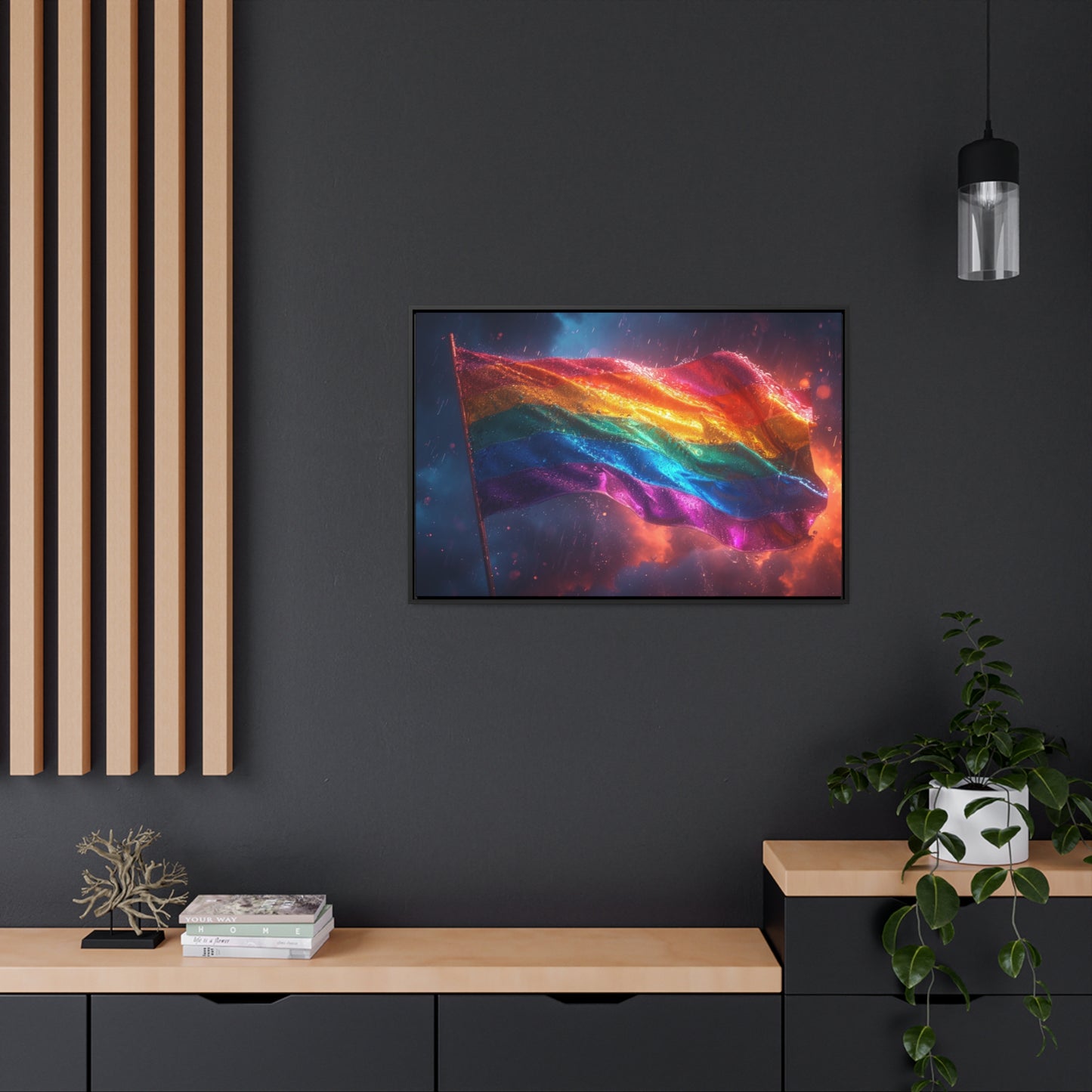 PRIDE - The Storm - Gallery Canvas Wrap, Horizontal Frame