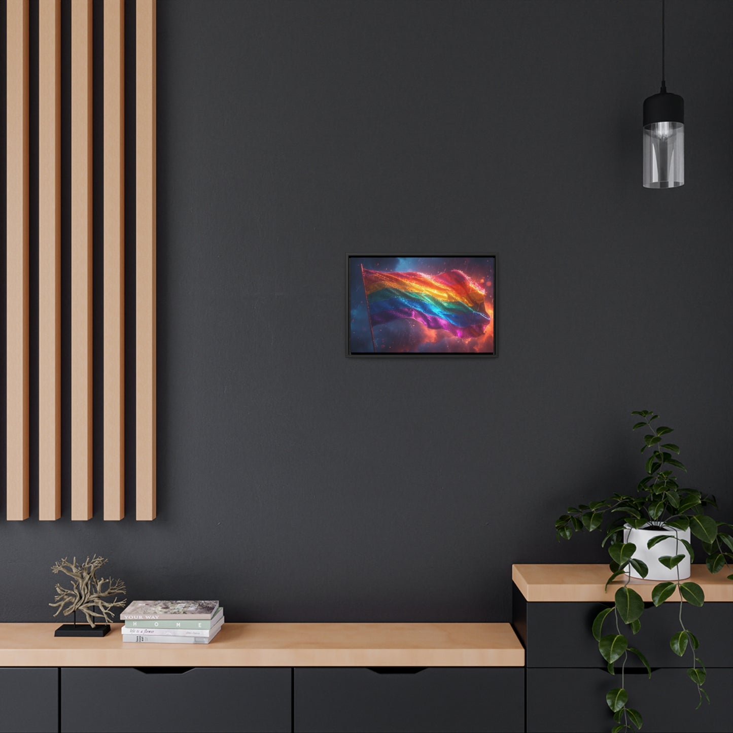 PRIDE - The Storm - Gallery Canvas Wrap, Horizontal Frame