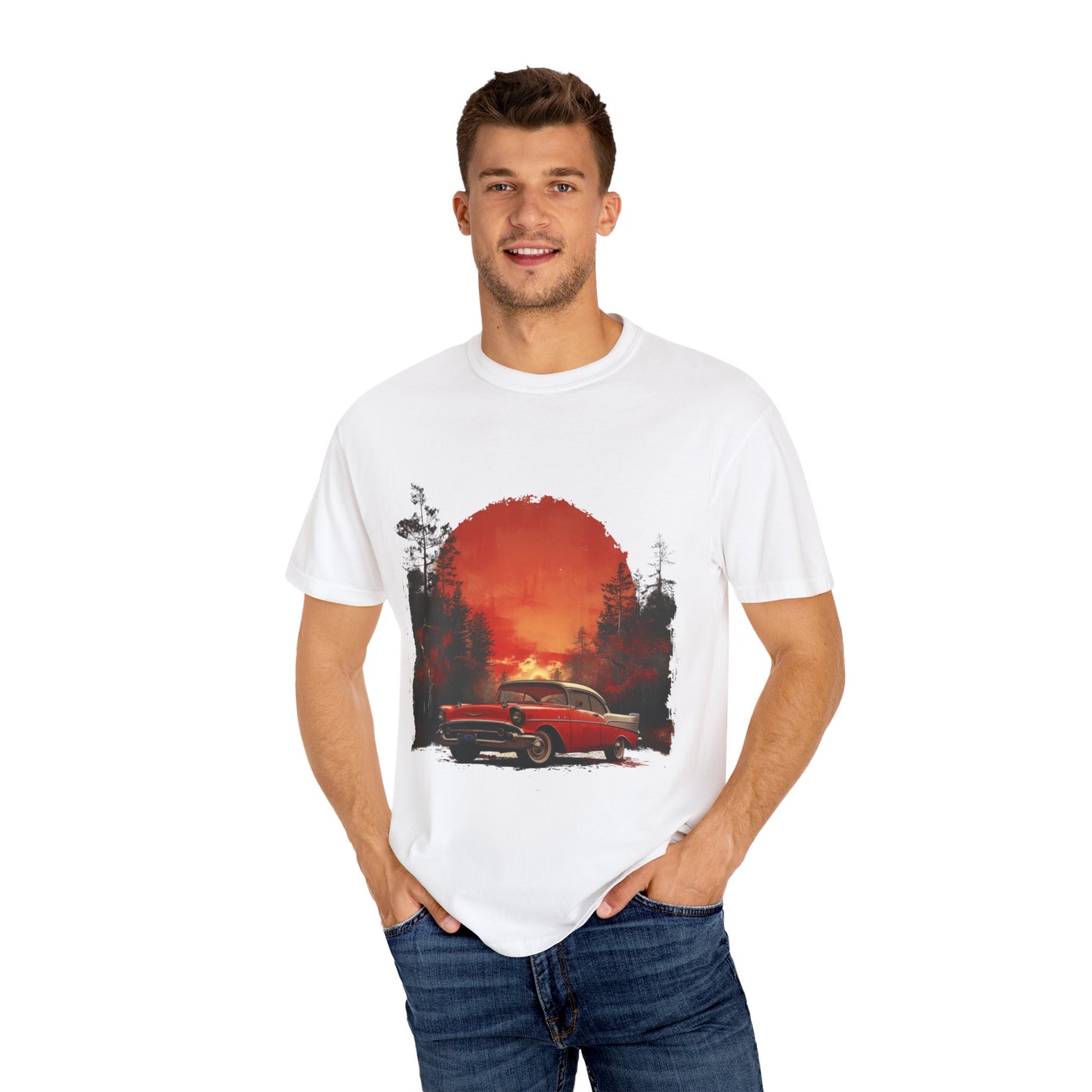 Out for a Drive  -  Unisex Garment-Dyed T-shirt
