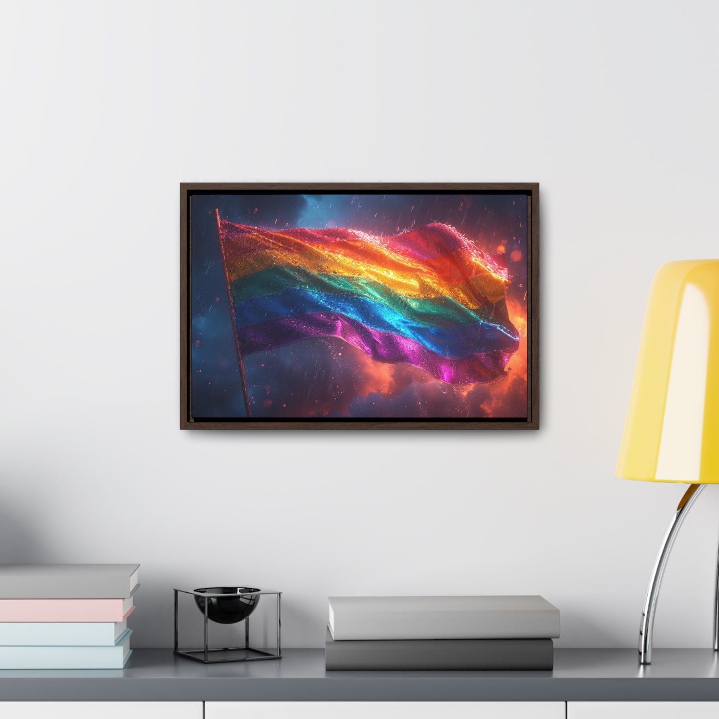 PRIDE - The Storm - Gallery Canvas Wrap, Horizontal Frame