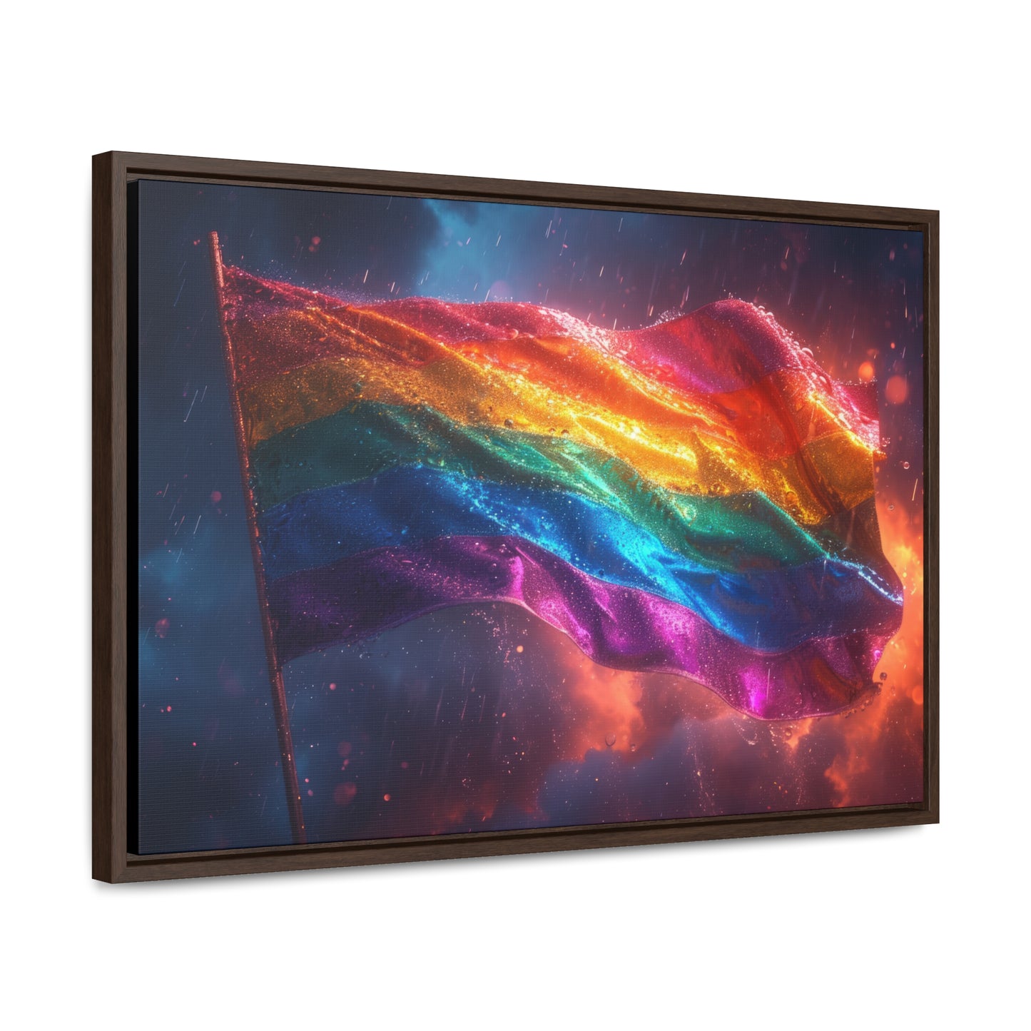 PRIDE - The Storm - Gallery Canvas Wrap, Horizontal Frame