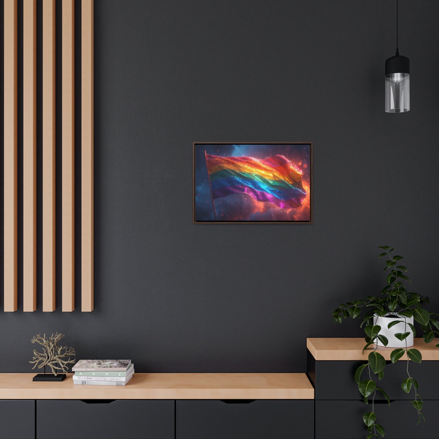 PRIDE - The Storm - Gallery Canvas Wrap, Horizontal Frame