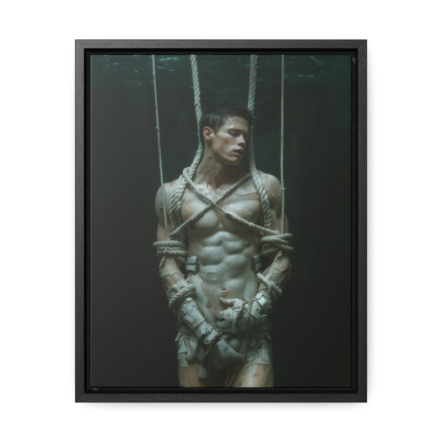 All Tied Up 2 - Gallery Canvas Wrap, Vertical Frame