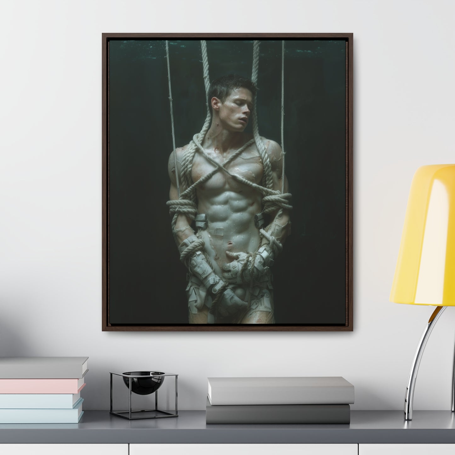 All Tied Up 2 - Gallery Canvas Wrap, Vertical Frame