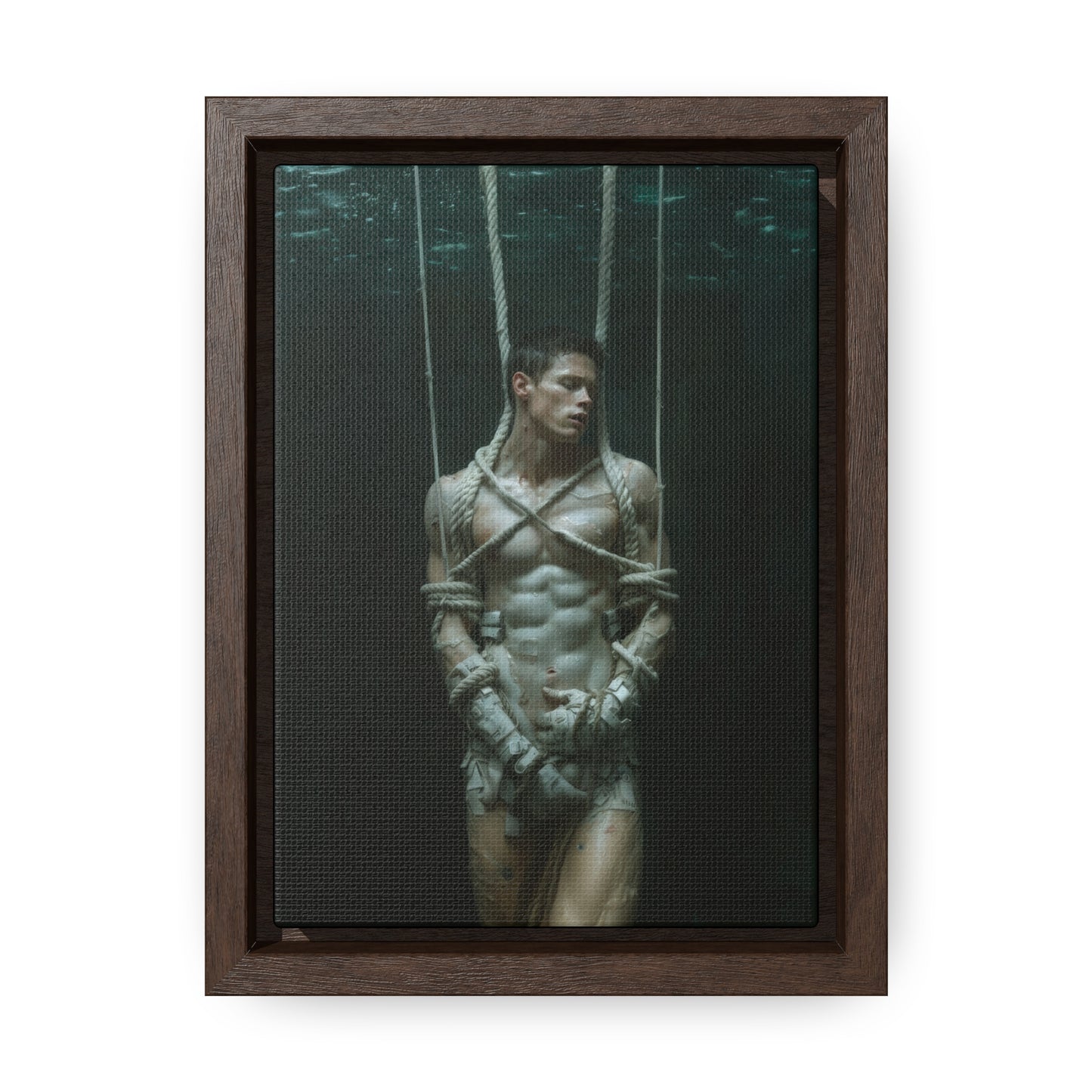 All Tied Up 2 - Gallery Canvas Wrap, Vertical Frame