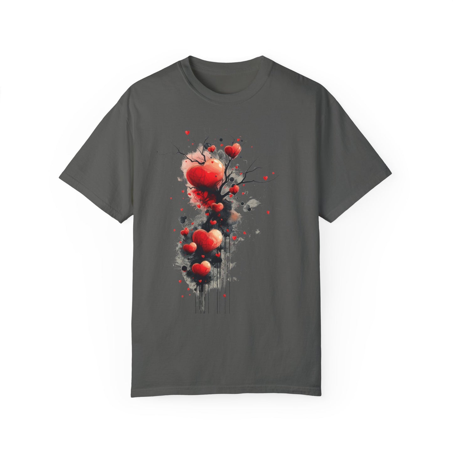 Flowing Hearts  -  Unisex Garment-Dyed T-shirt