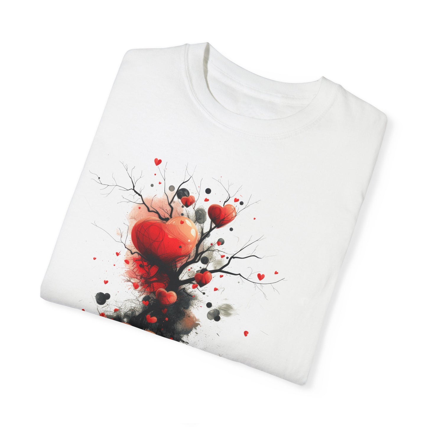 Flowing Hearts  -  Unisex Garment-Dyed T-shirt