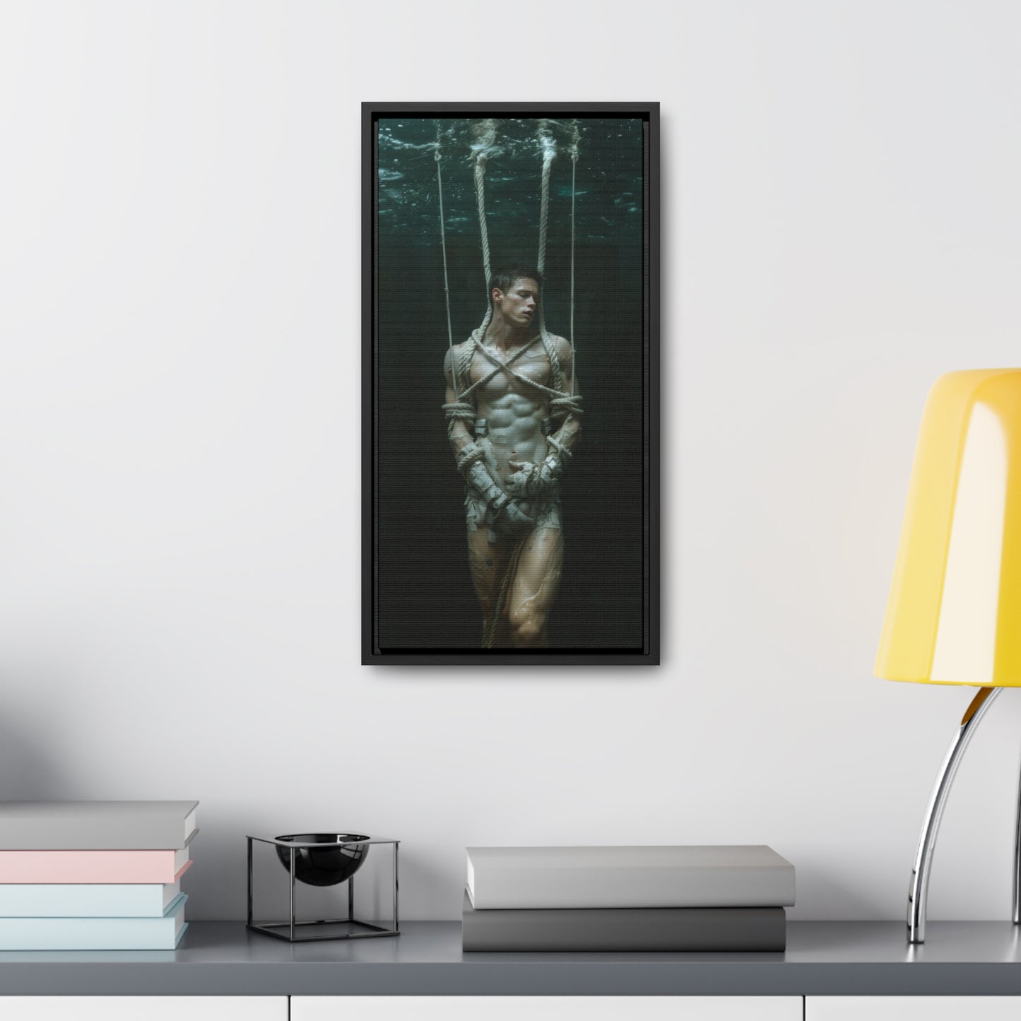 All Tied Up 2 - Gallery Canvas Wrap, Vertical Frame