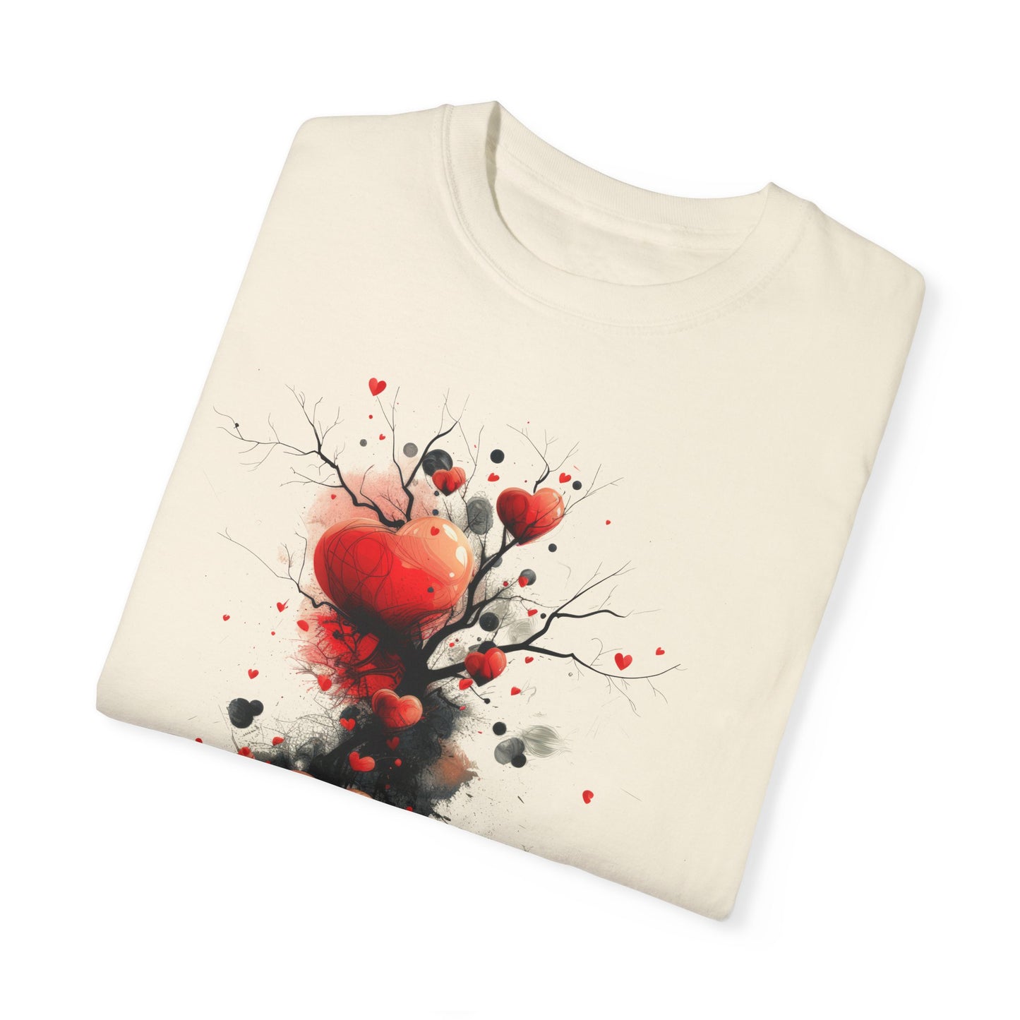 Flowing Hearts  -  Unisex Garment-Dyed T-shirt