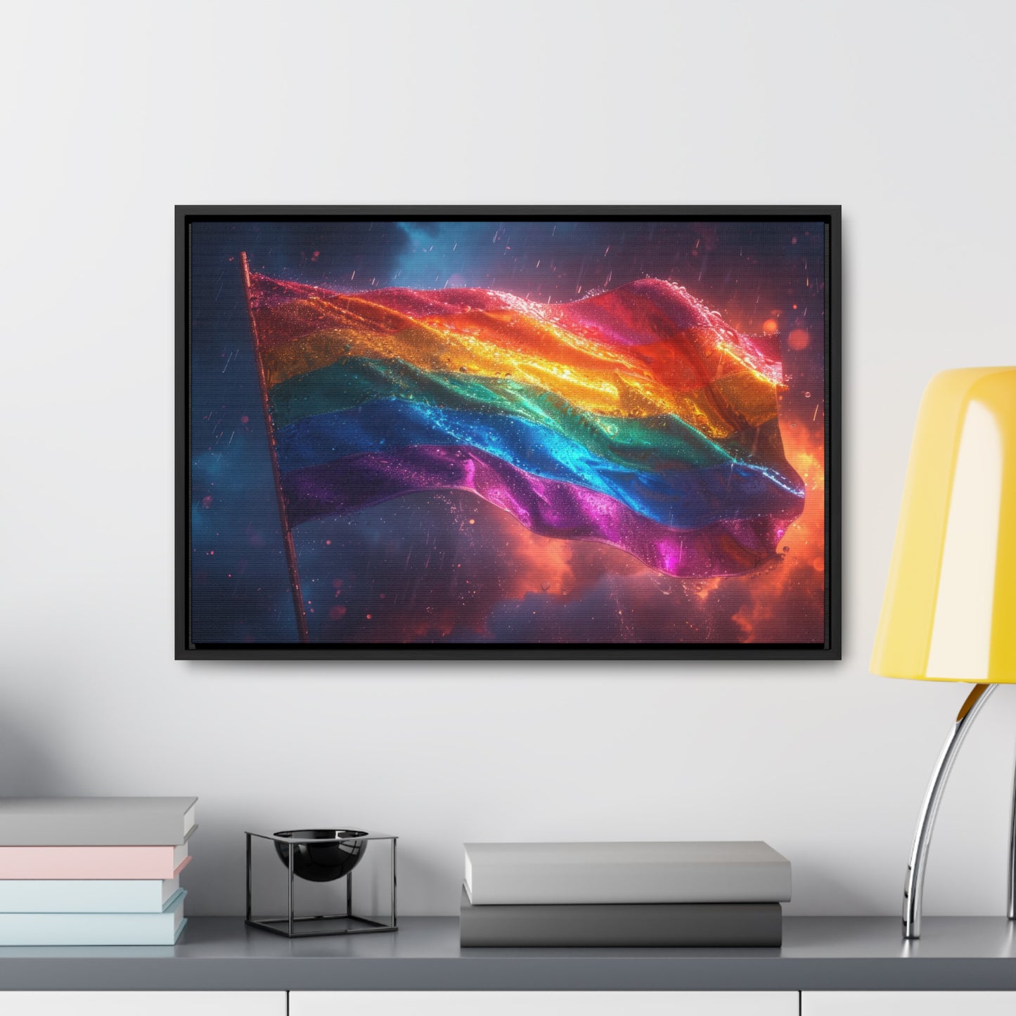 PRIDE - The Storm - Gallery Canvas Wrap, Horizontal Frame