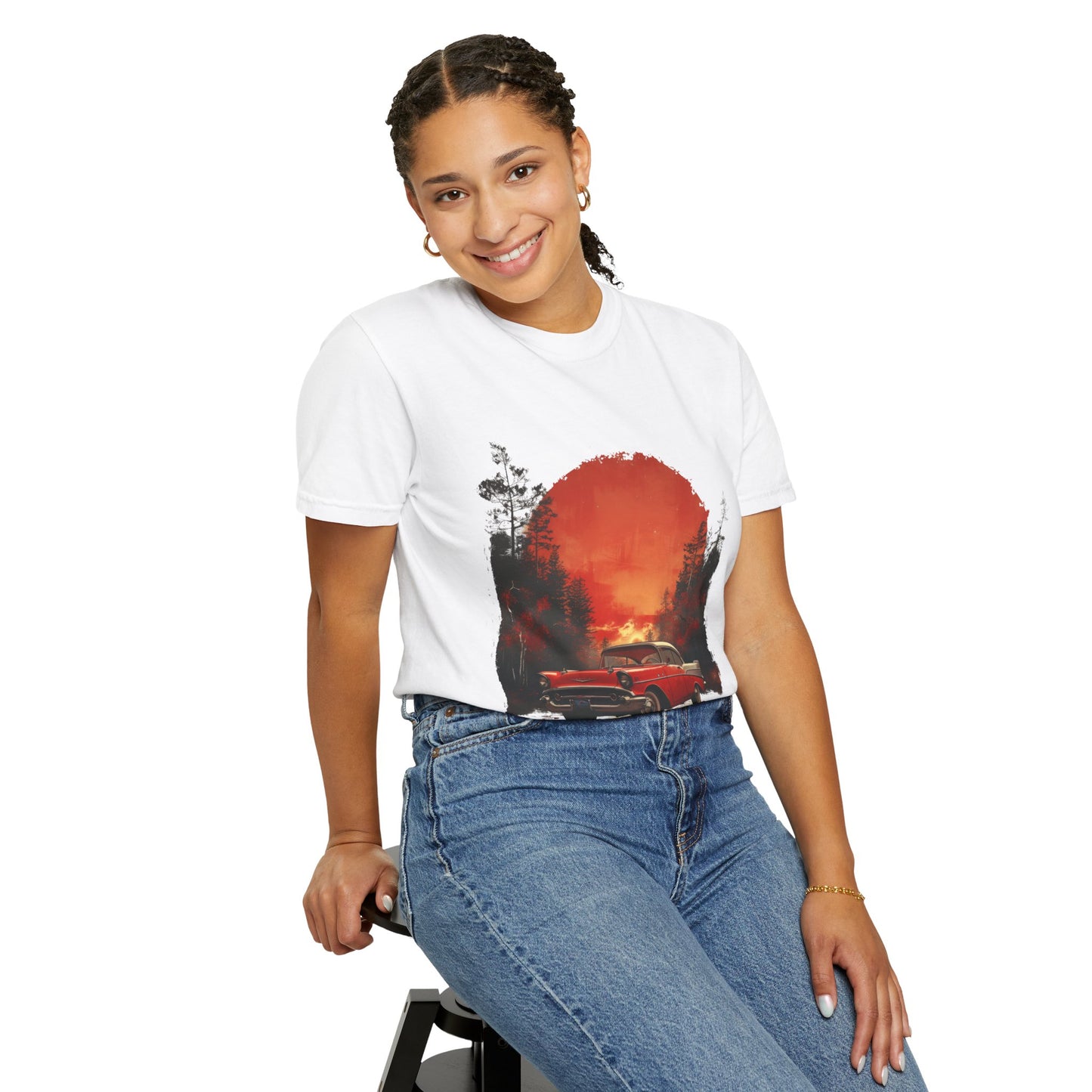 Out for a Drive  -  Unisex Garment-Dyed T-shirt