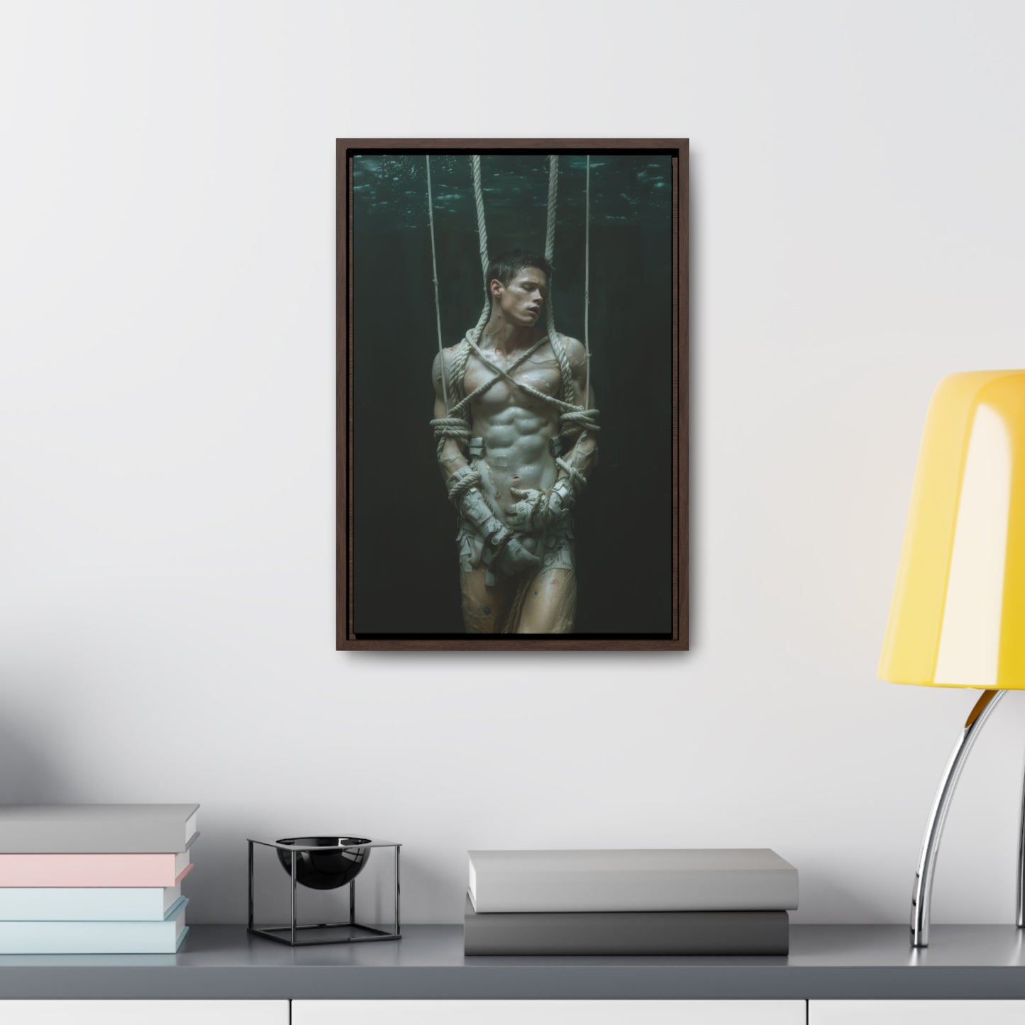 All Tied Up 2 - Gallery Canvas Wrap, Vertical Frame