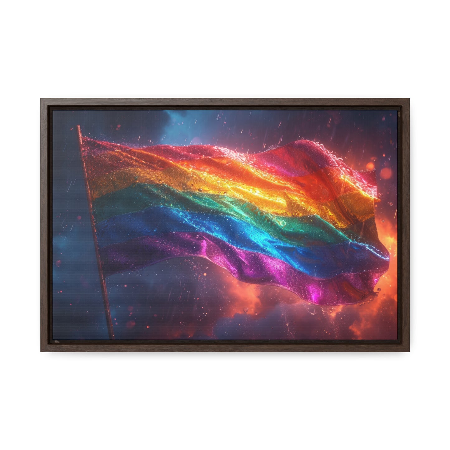 PRIDE - The Storm - Gallery Canvas Wrap, Horizontal Frame