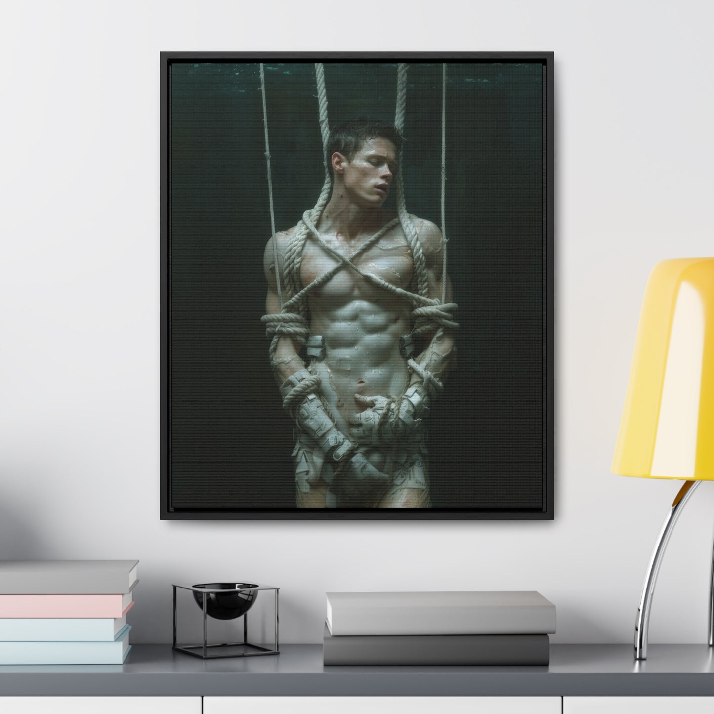 All Tied Up 2 - Gallery Canvas Wrap, Vertical Frame