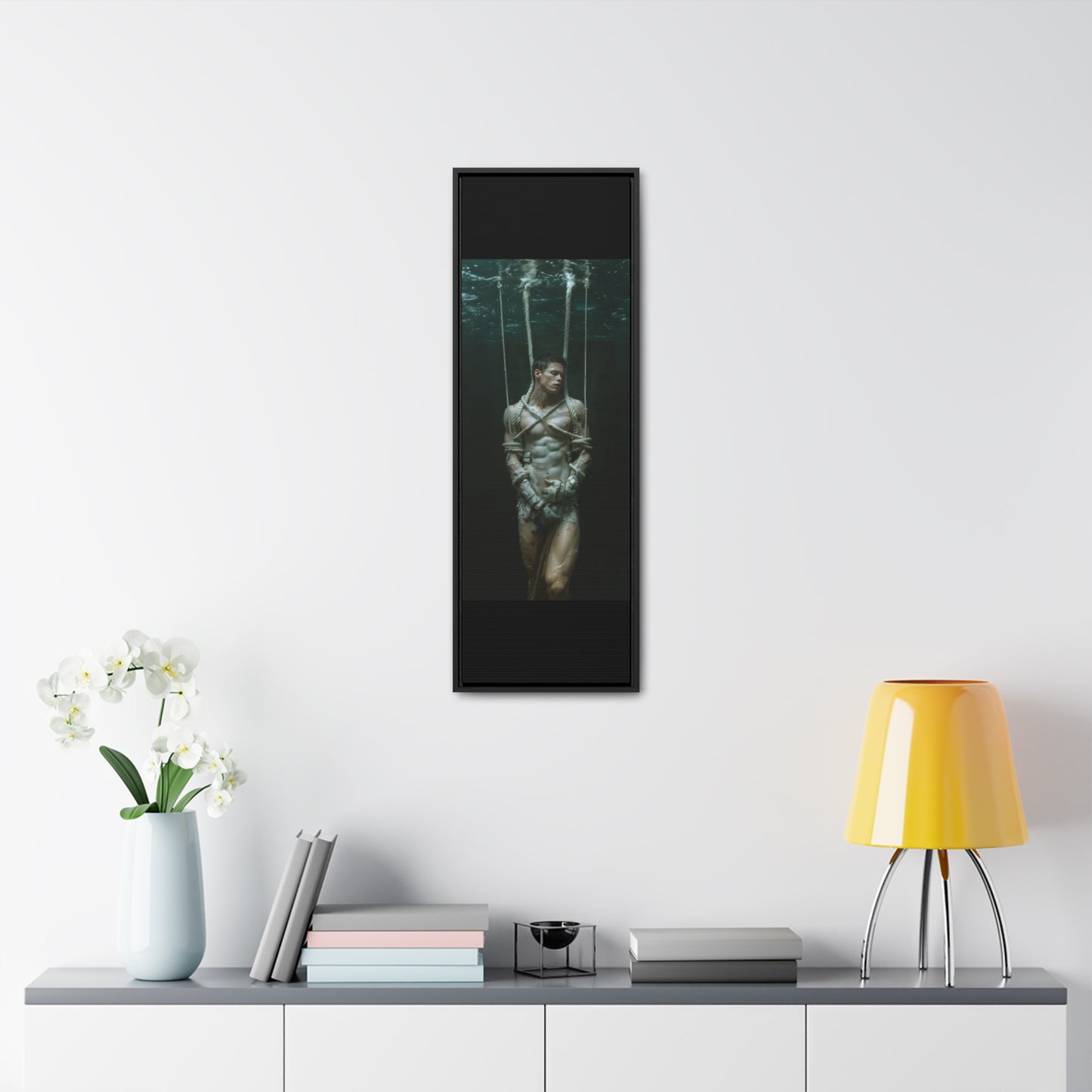 All Tied Up 2 - Gallery Canvas Wrap, Vertical Frame