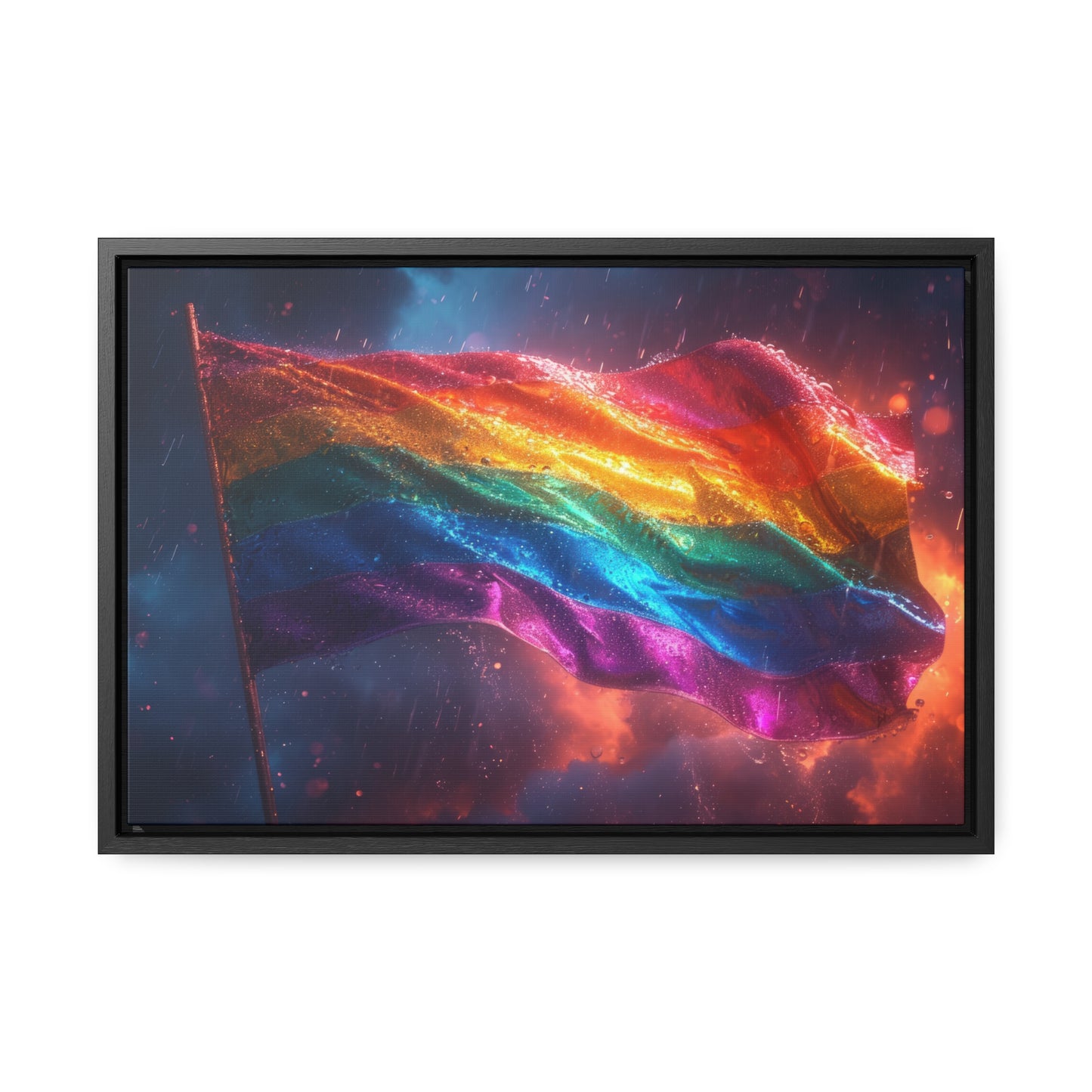 PRIDE - The Storm - Gallery Canvas Wrap, Horizontal Frame