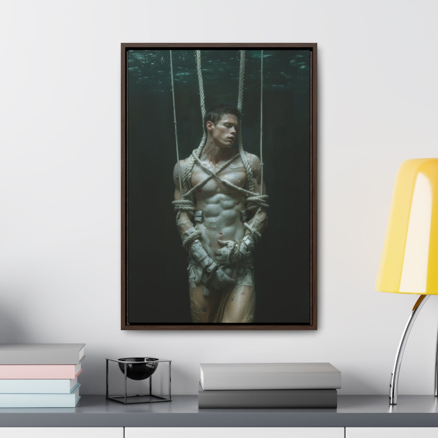 All Tied Up 2 - Gallery Canvas Wrap, Vertical Frame