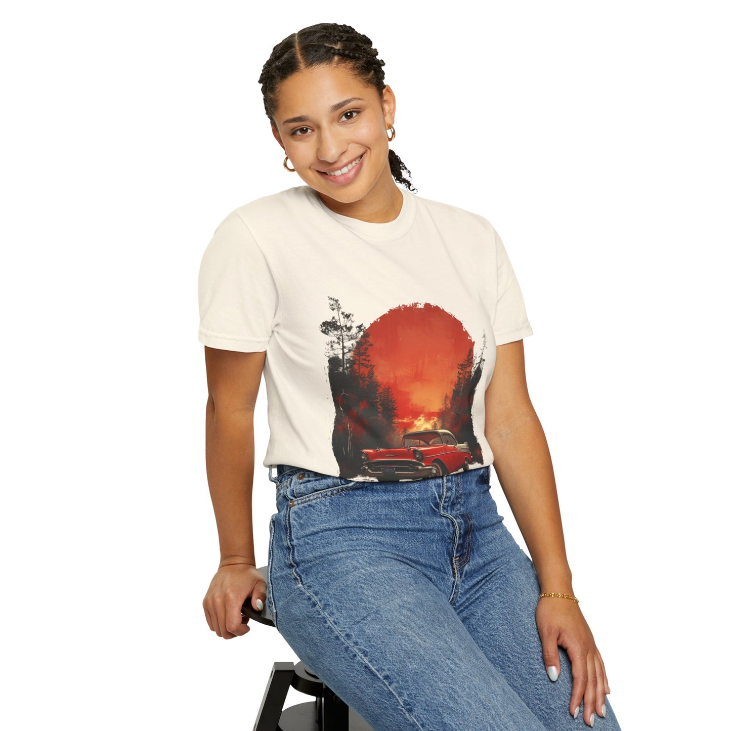 Out for a Drive  -  Unisex Garment-Dyed T-shirt