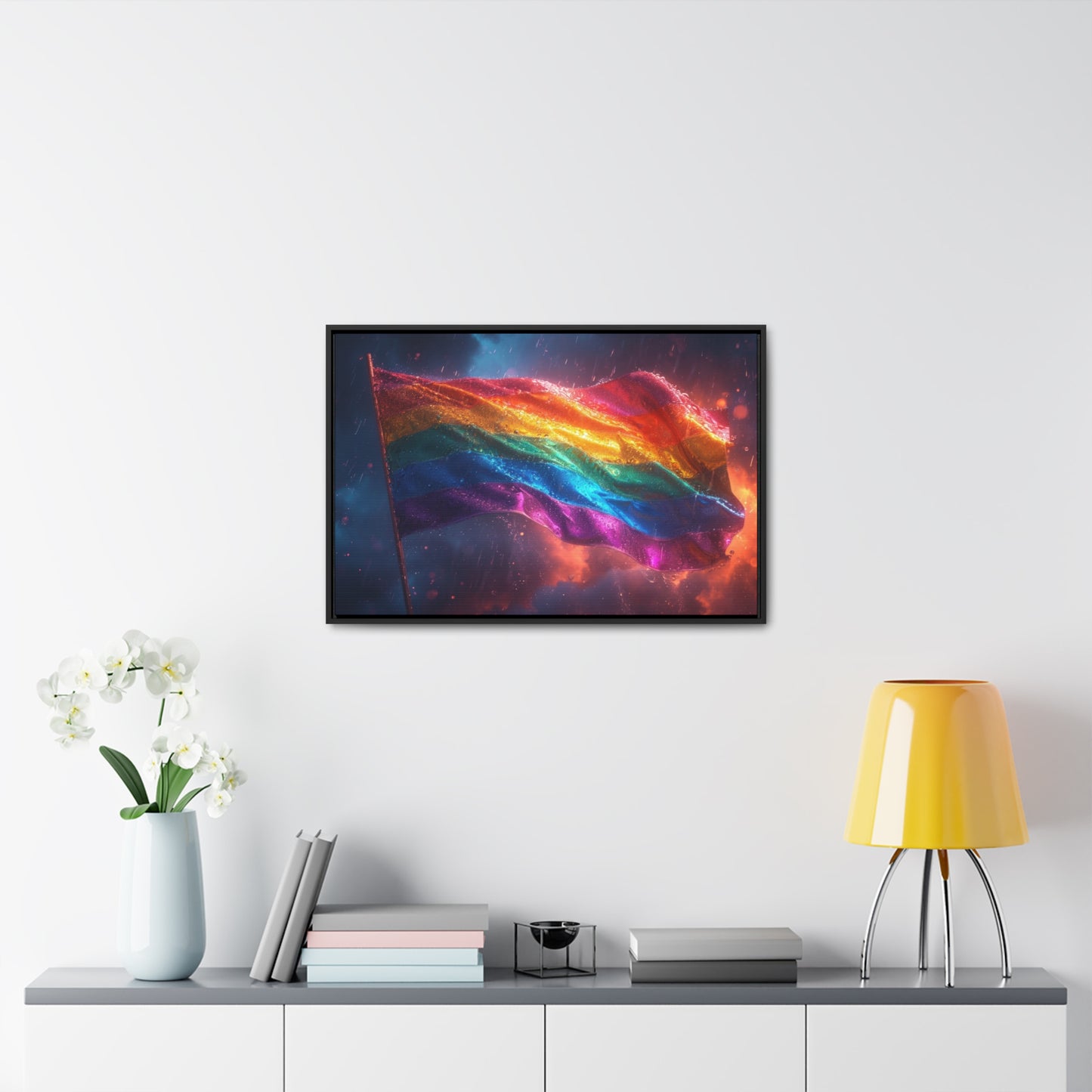 PRIDE - The Storm - Gallery Canvas Wrap, Horizontal Frame