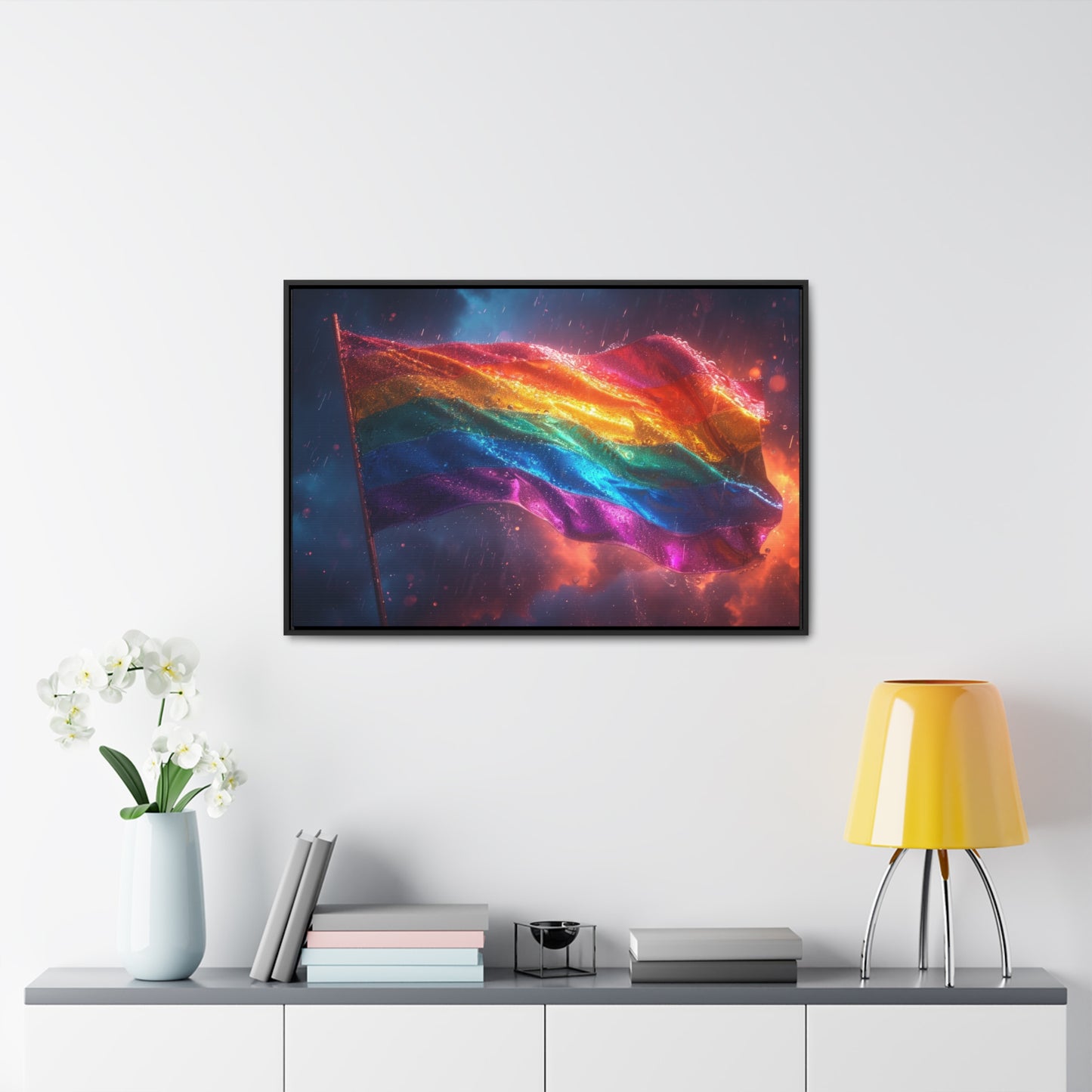 PRIDE - The Storm - Gallery Canvas Wrap, Horizontal Frame
