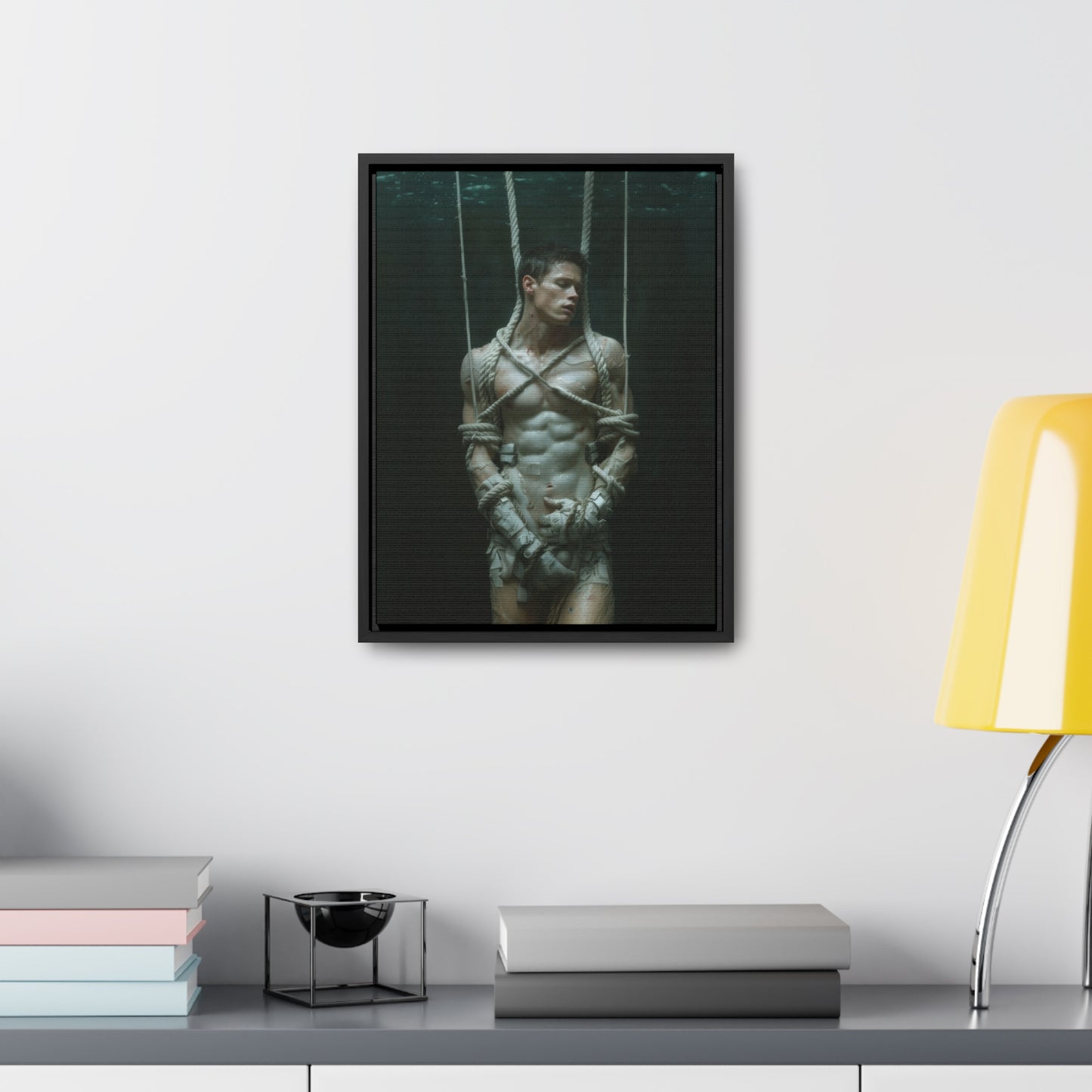 All Tied Up 2 - Gallery Canvas Wrap, Vertical Frame