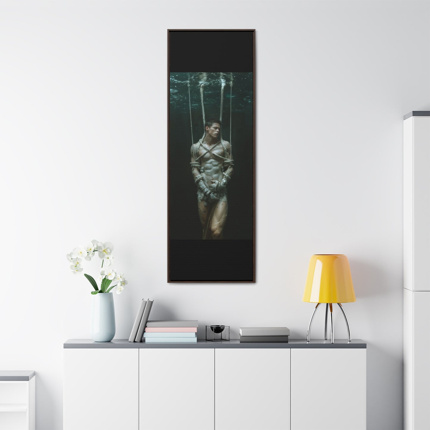 All Tied Up 2 - Gallery Canvas Wrap, Vertical Frame