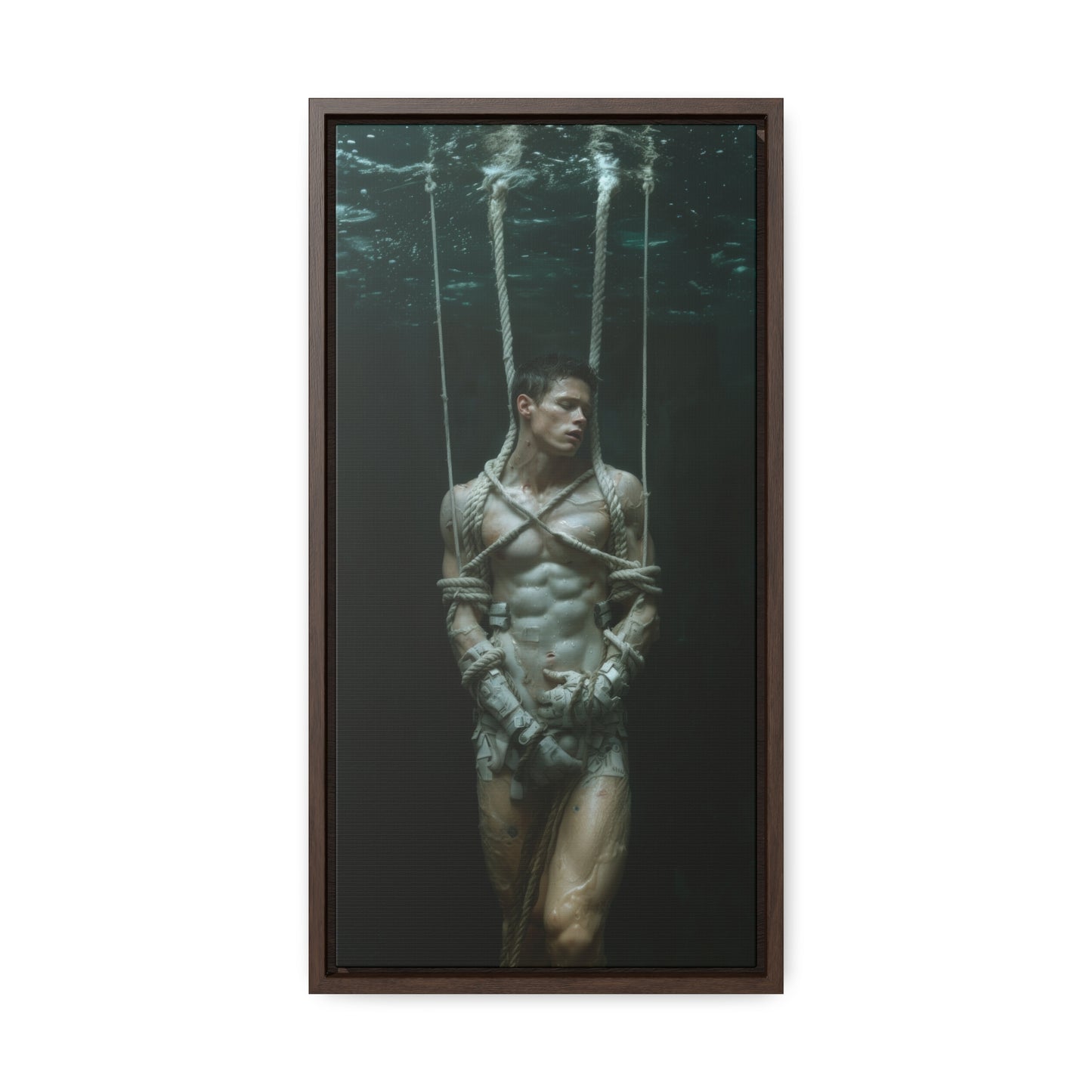 All Tied Up 2 - Gallery Canvas Wrap, Vertical Frame