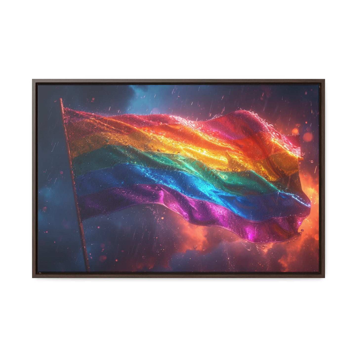 PRIDE - The Storm - Gallery Canvas Wrap, Horizontal Frame