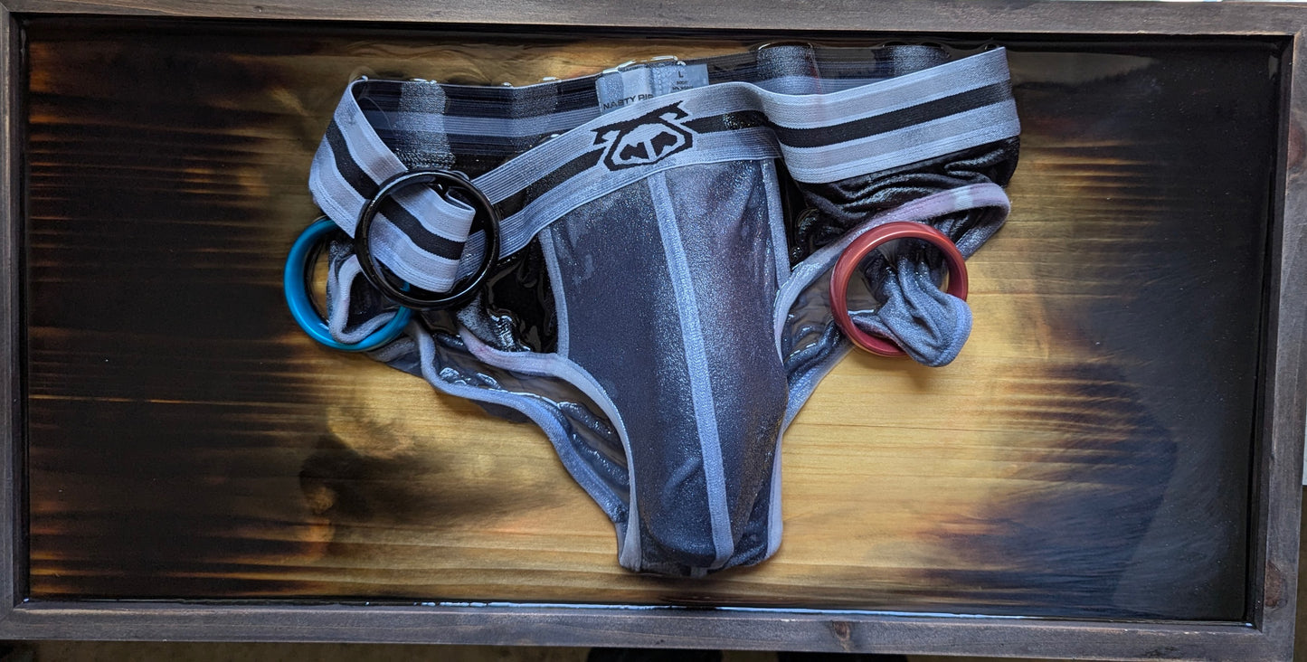 Jockstrap with Cock Rings