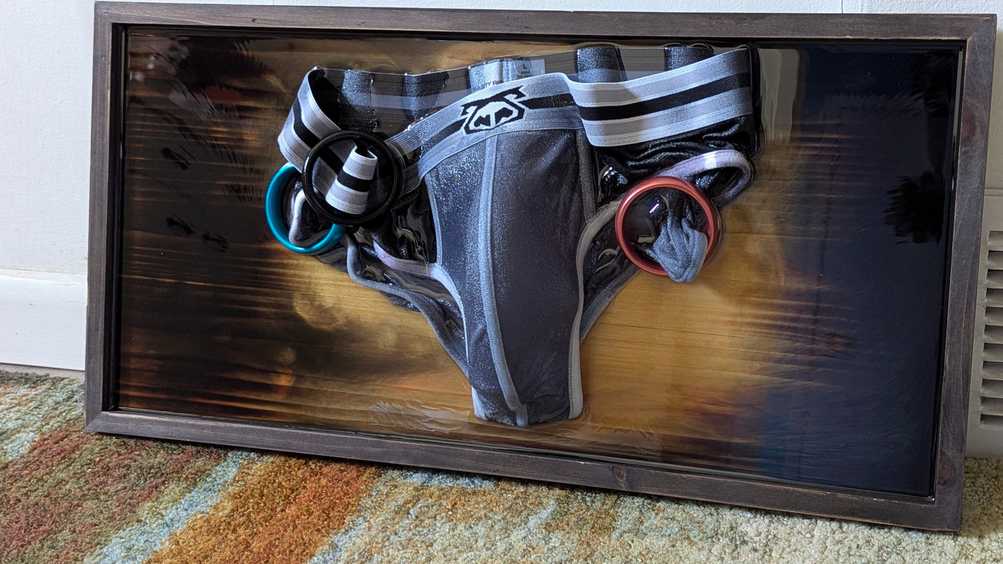 Jockstrap with Cock Rings