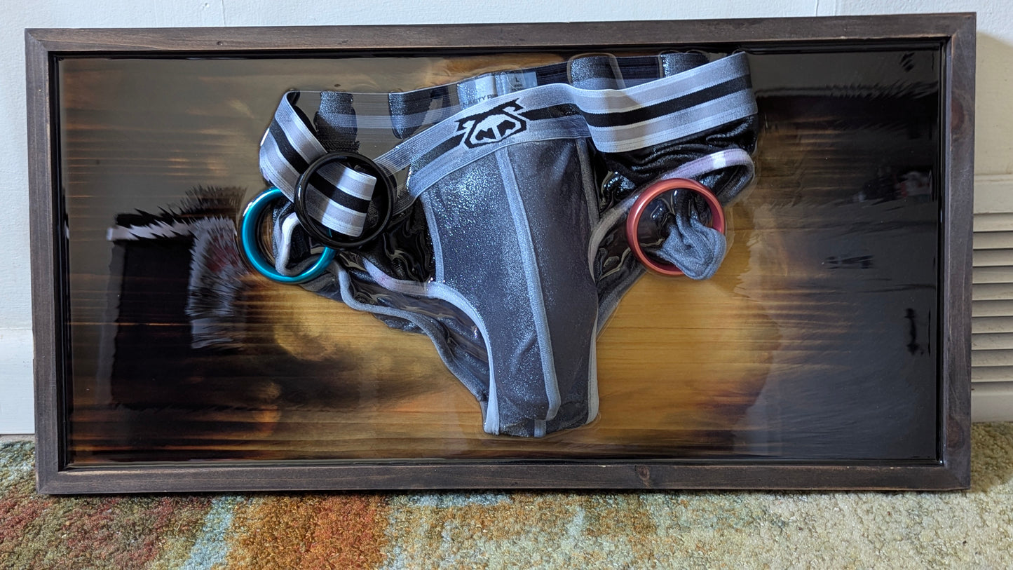 Jockstrap with Cock Rings