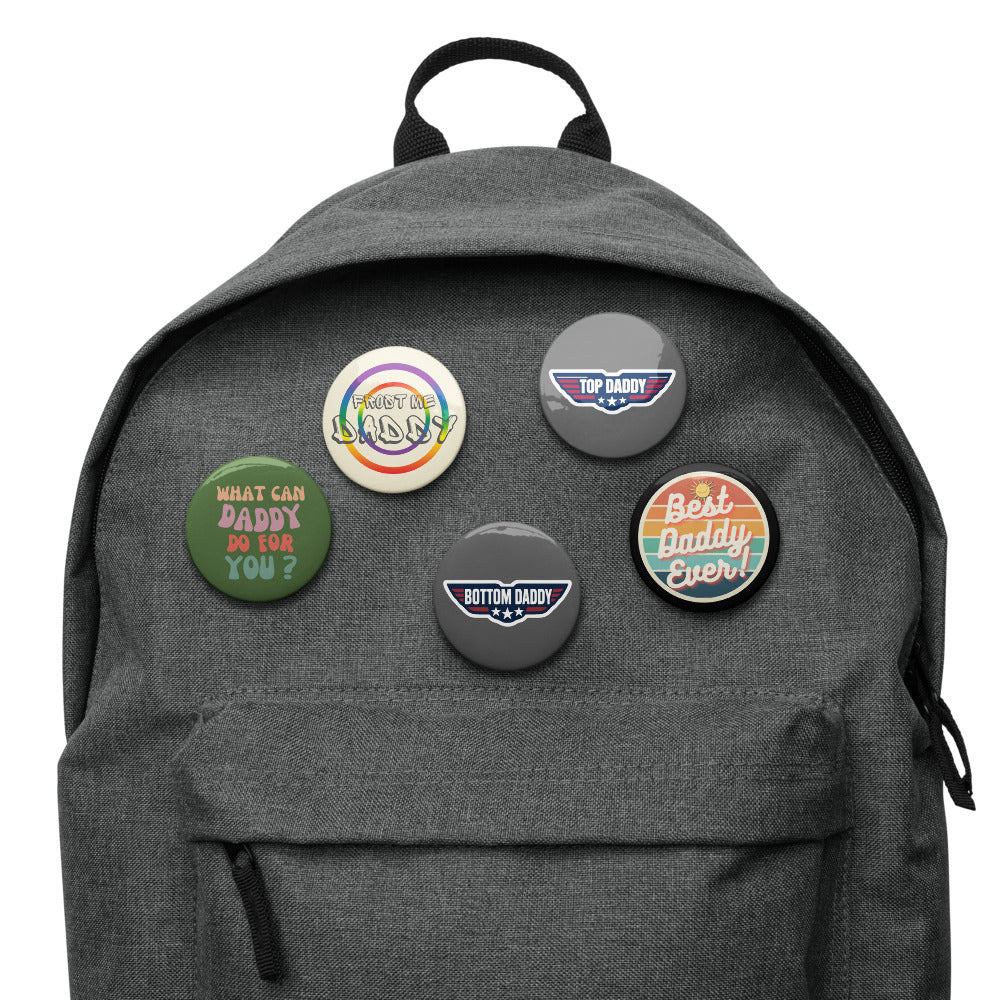 Set of Gay Daddy button pins