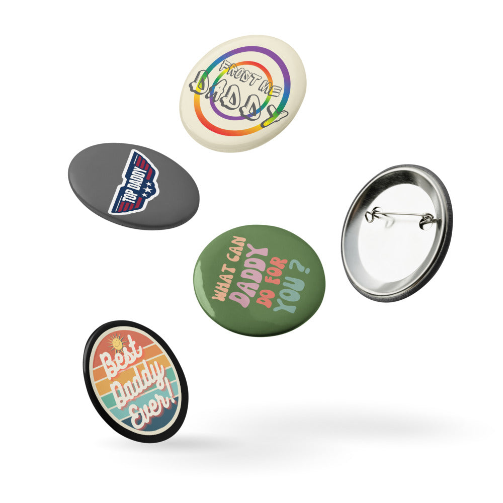 Set of Gay Daddy button pins