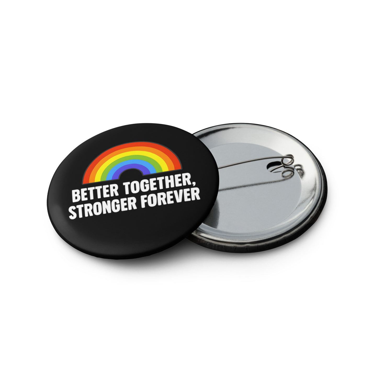 Set of gay pride button pins