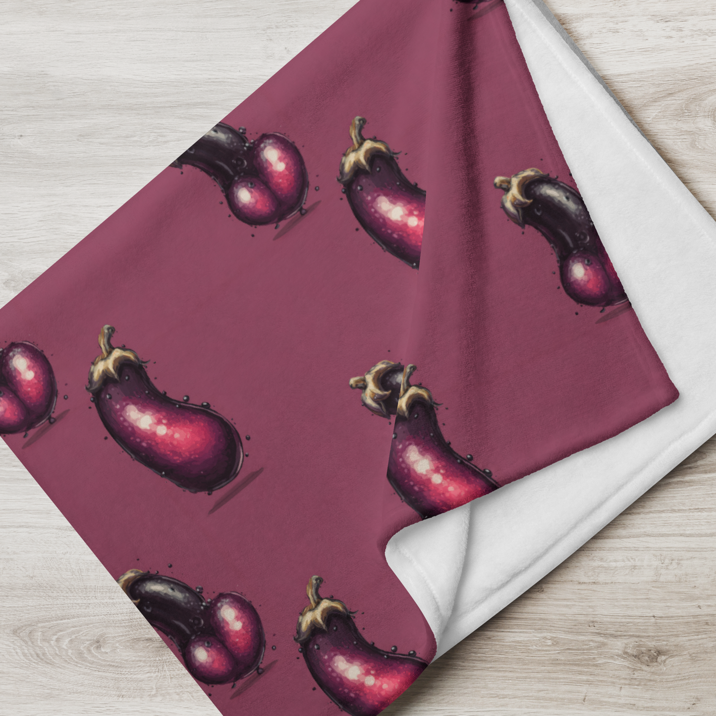 The Eggplant - Throw Blanket