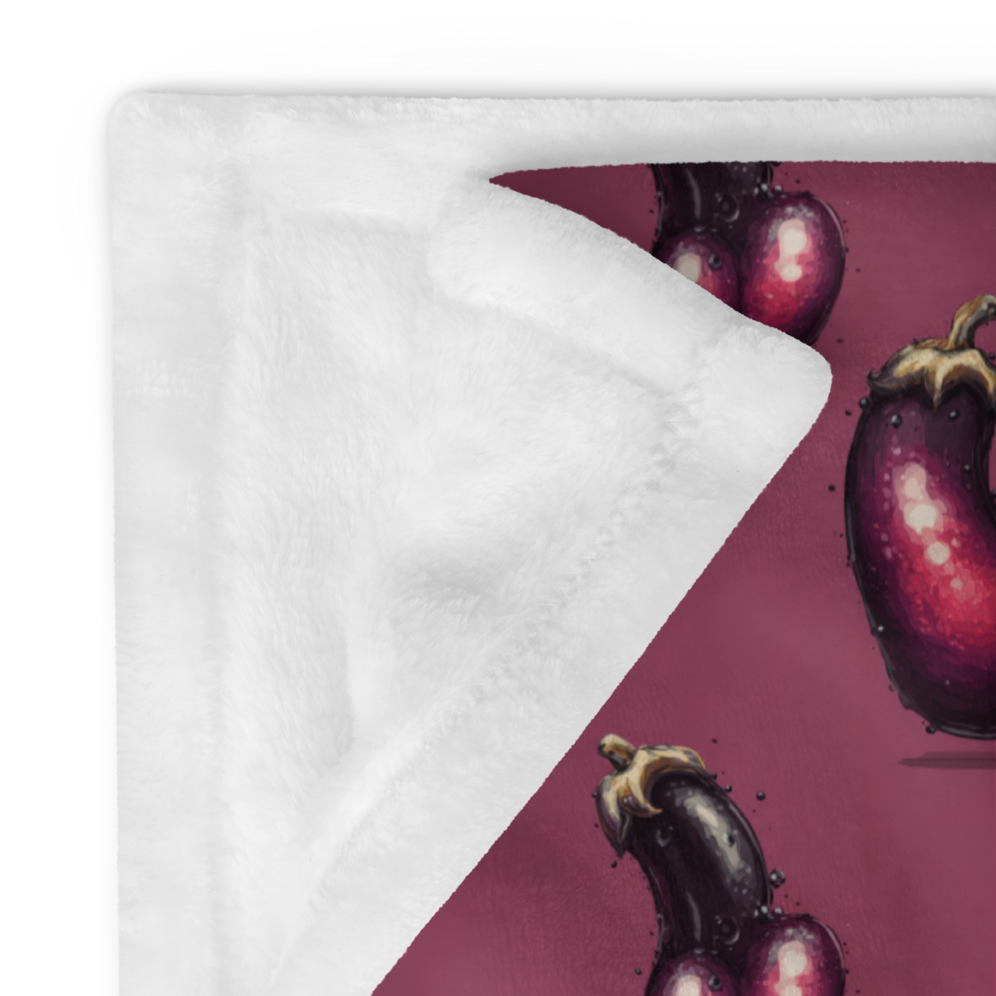 The Eggplant - Throw Blanket