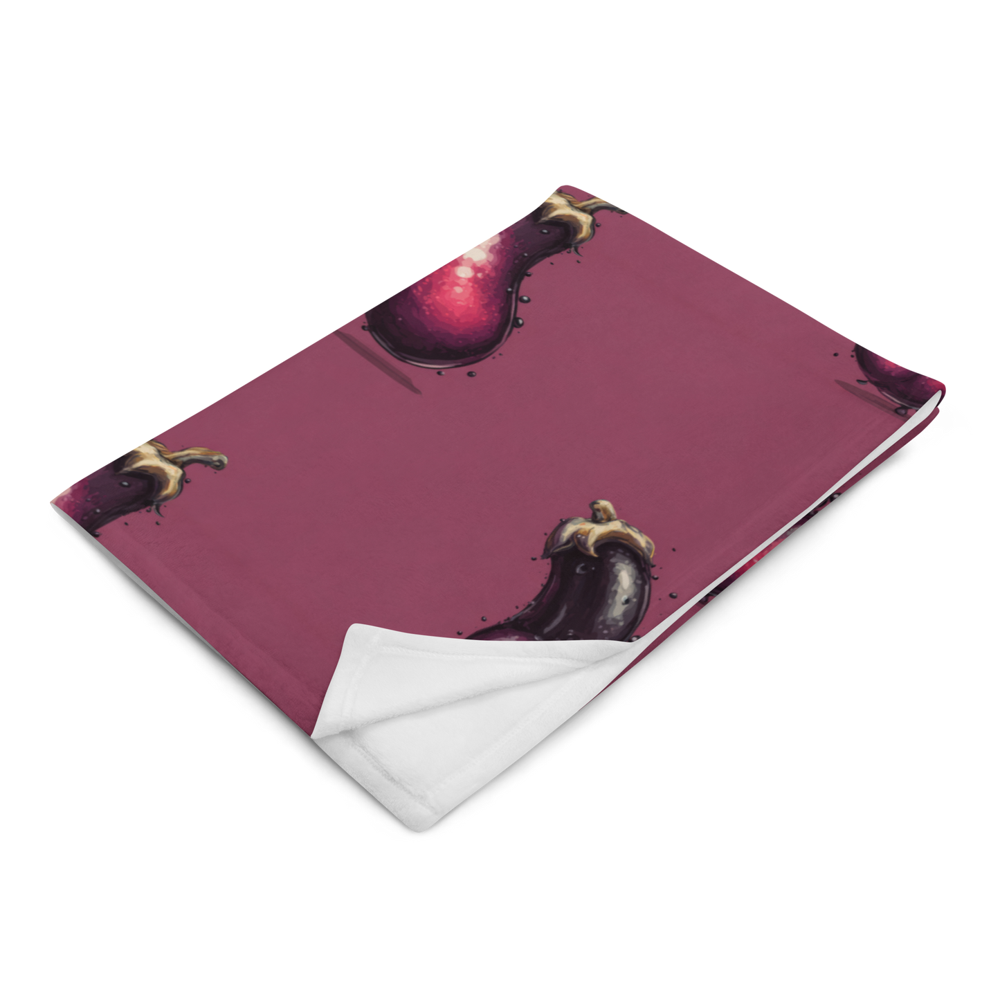 The Eggplant - Throw Blanket