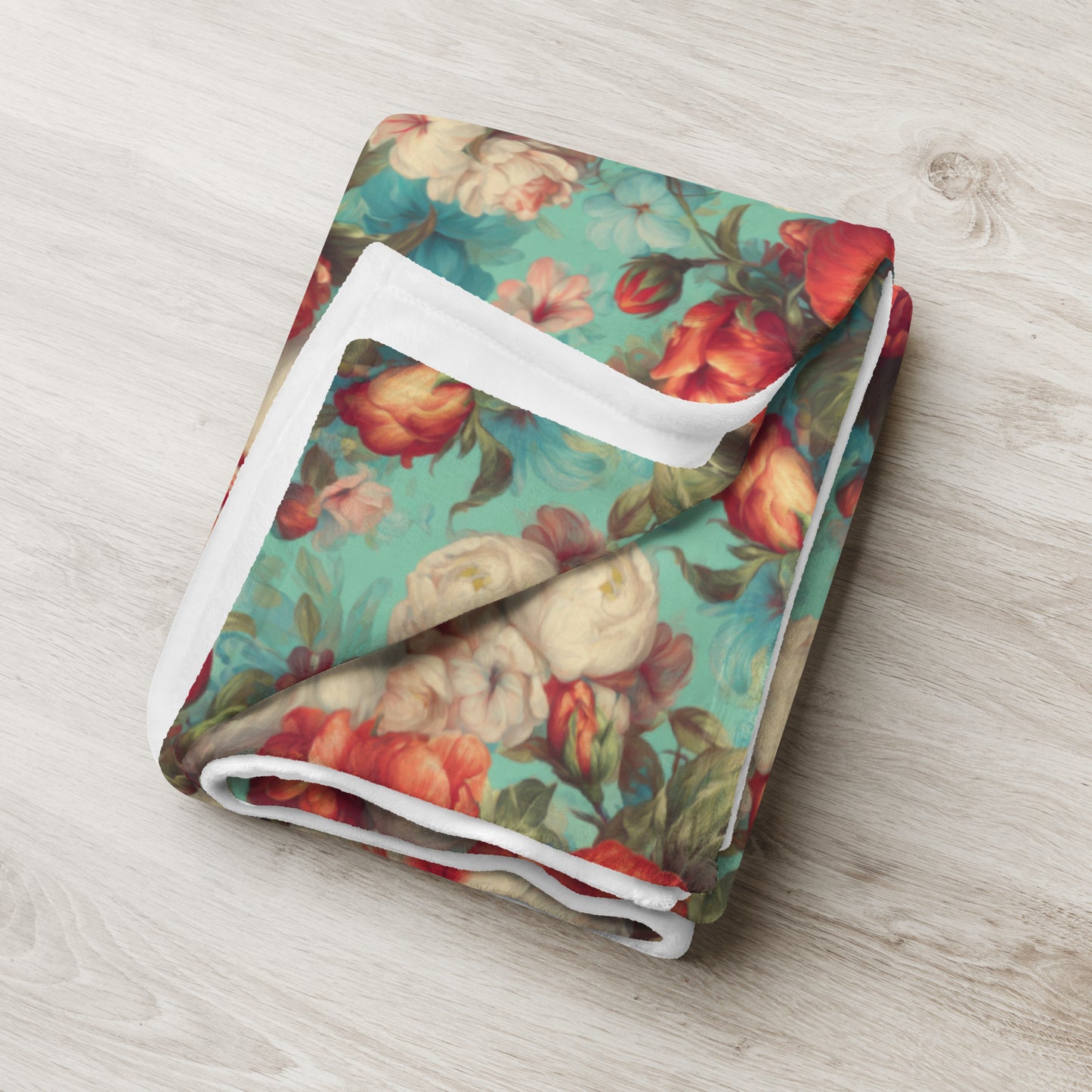 Flowers Everywhere - Throw Blanket