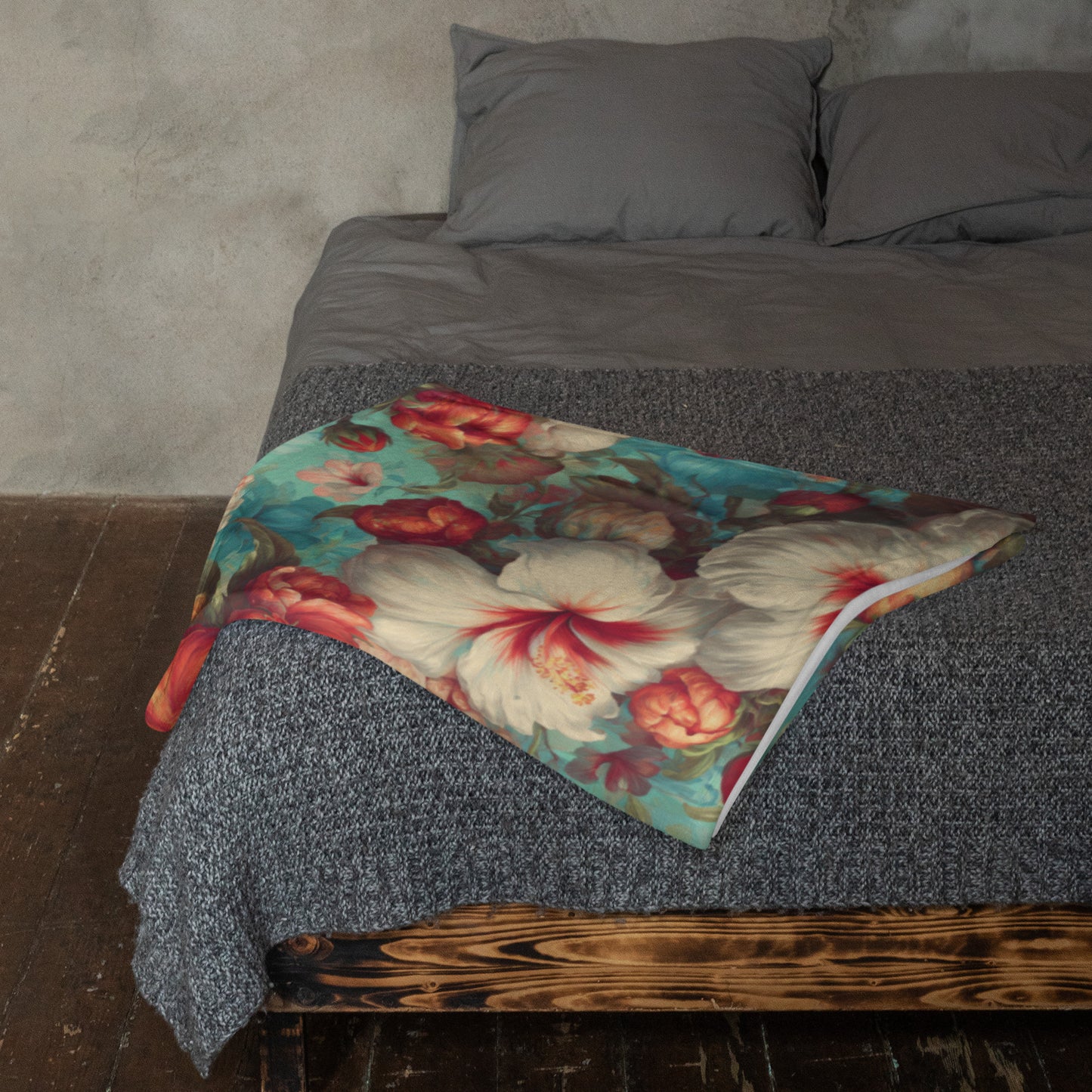 Flowers Everywhere - Throw Blanket