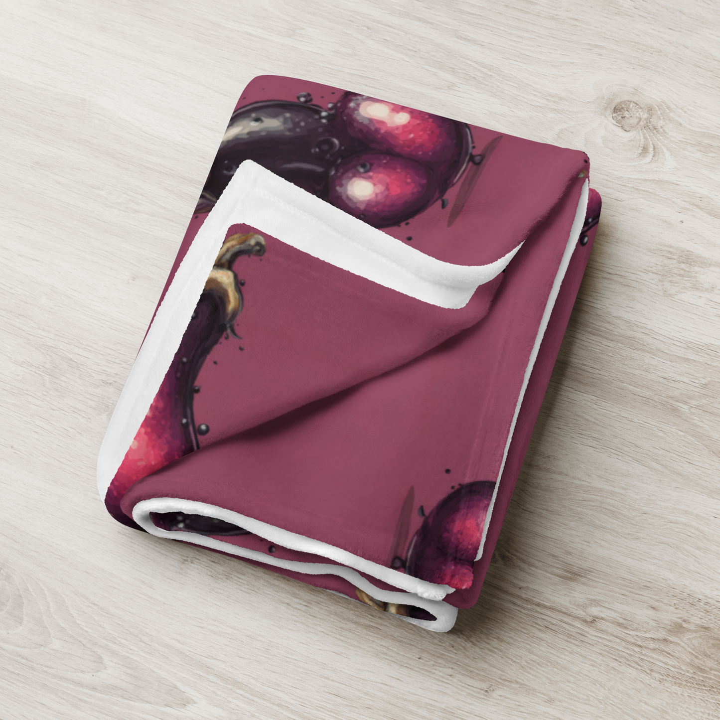 The Eggplant - Throw Blanket